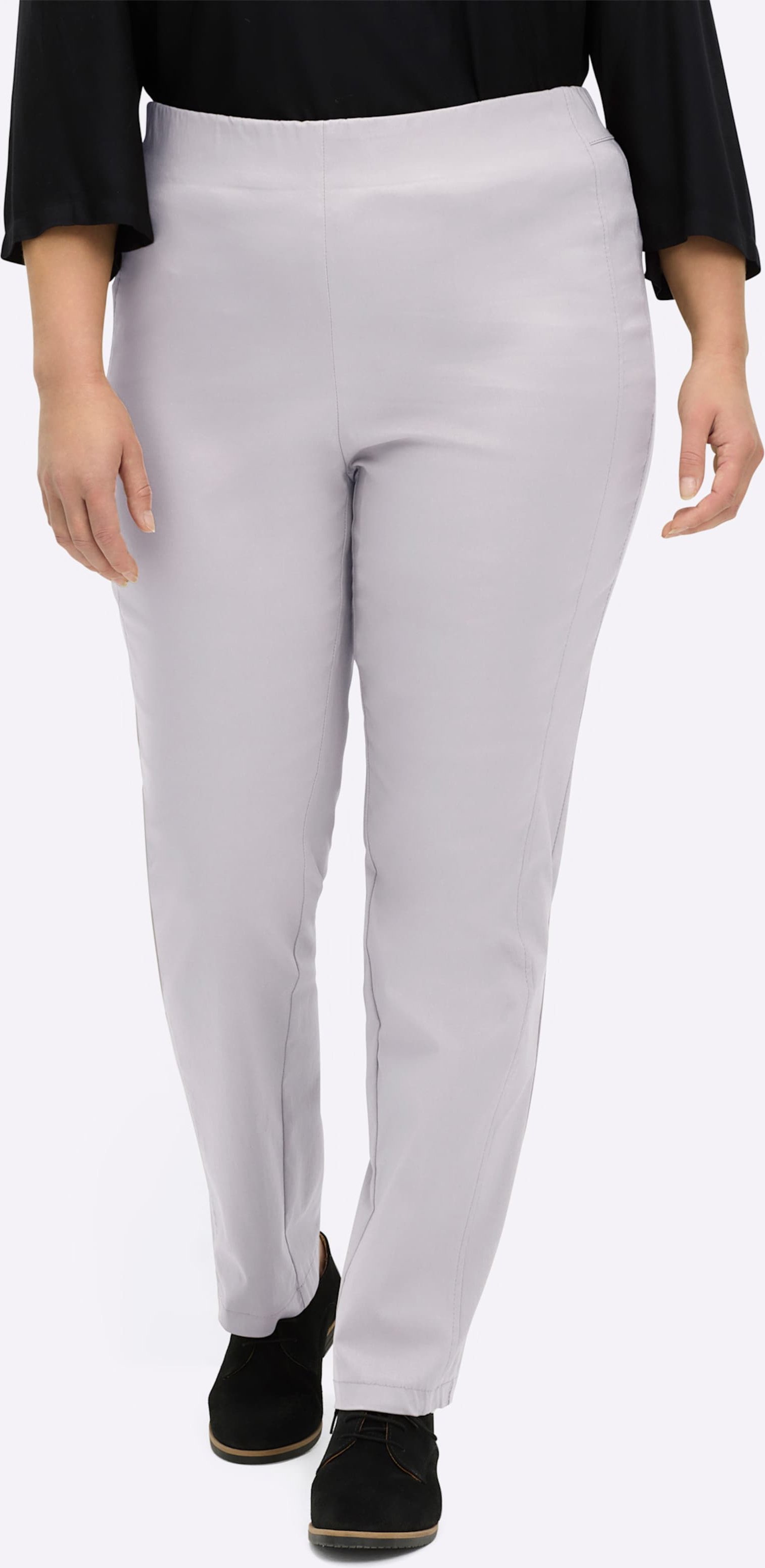 Sheego Hose mit Dehnbund, Viskose-Qualität