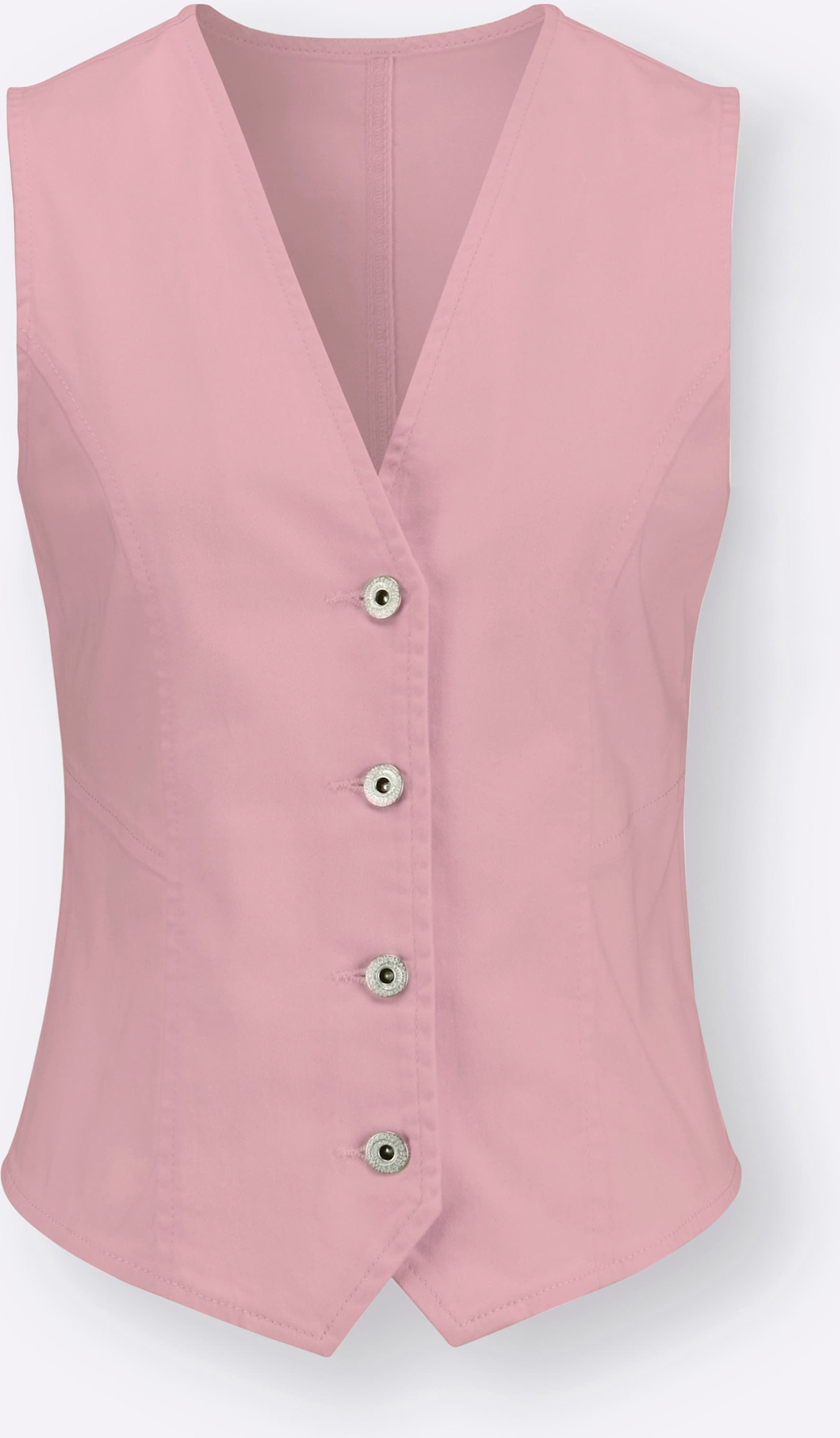 Sheego Jeansweste mit tailliertem Schnitt