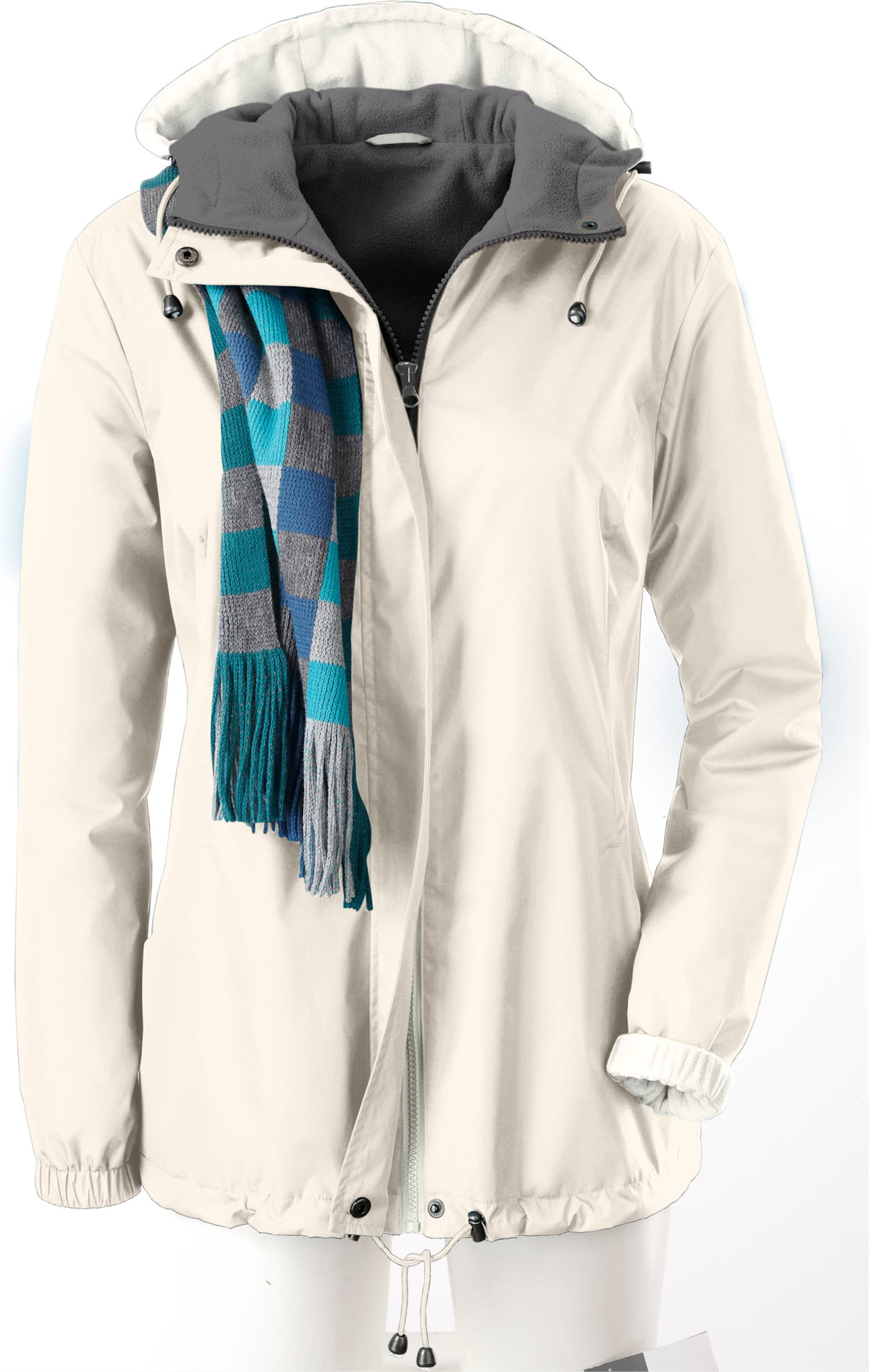 Sheego Funktionsjacke mit Innentasche, knöpfbar