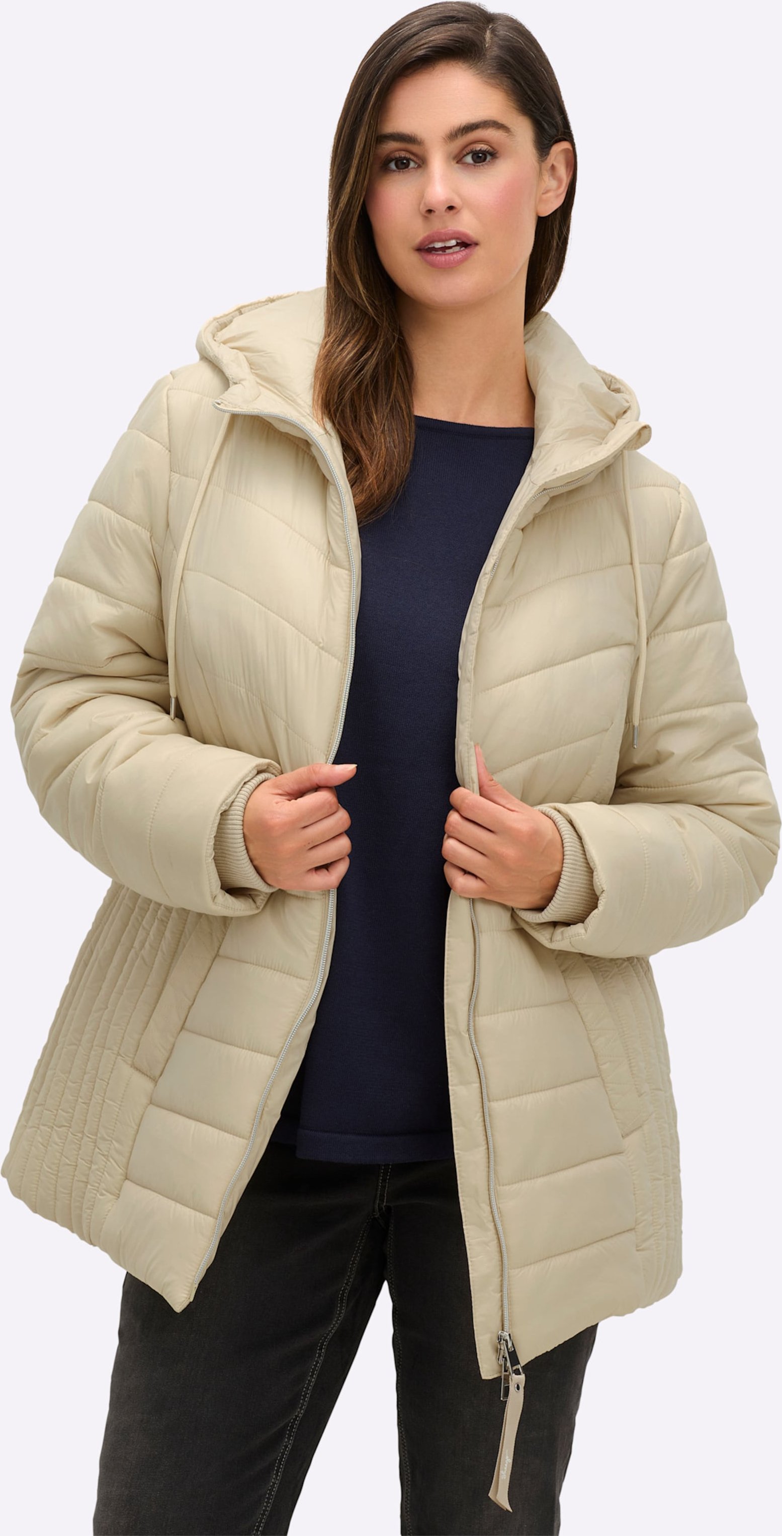 Sheego Steppjacke im Steppmuster-Mix