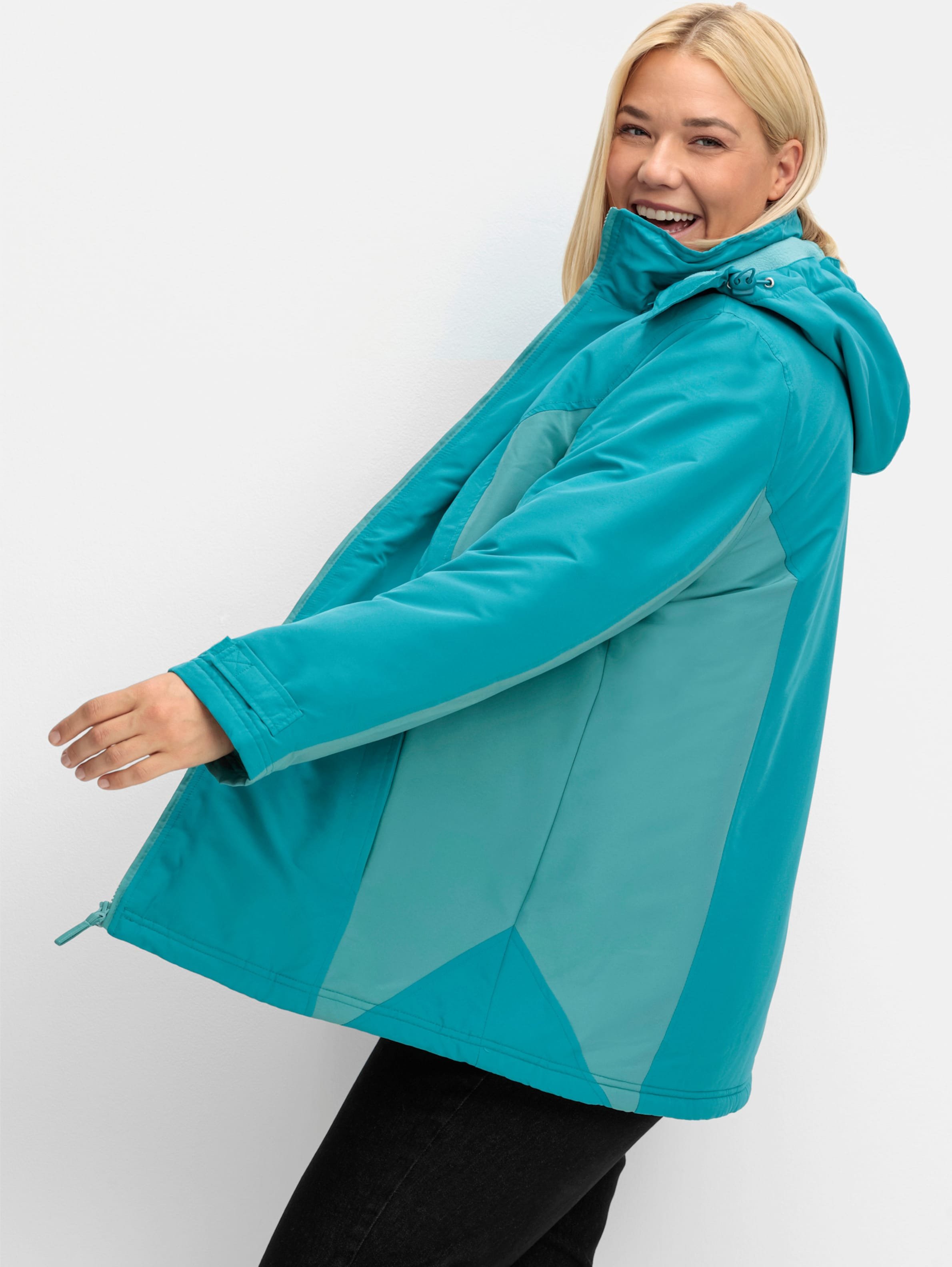 Sheego Funktionsjacke mit Fleece-Futter