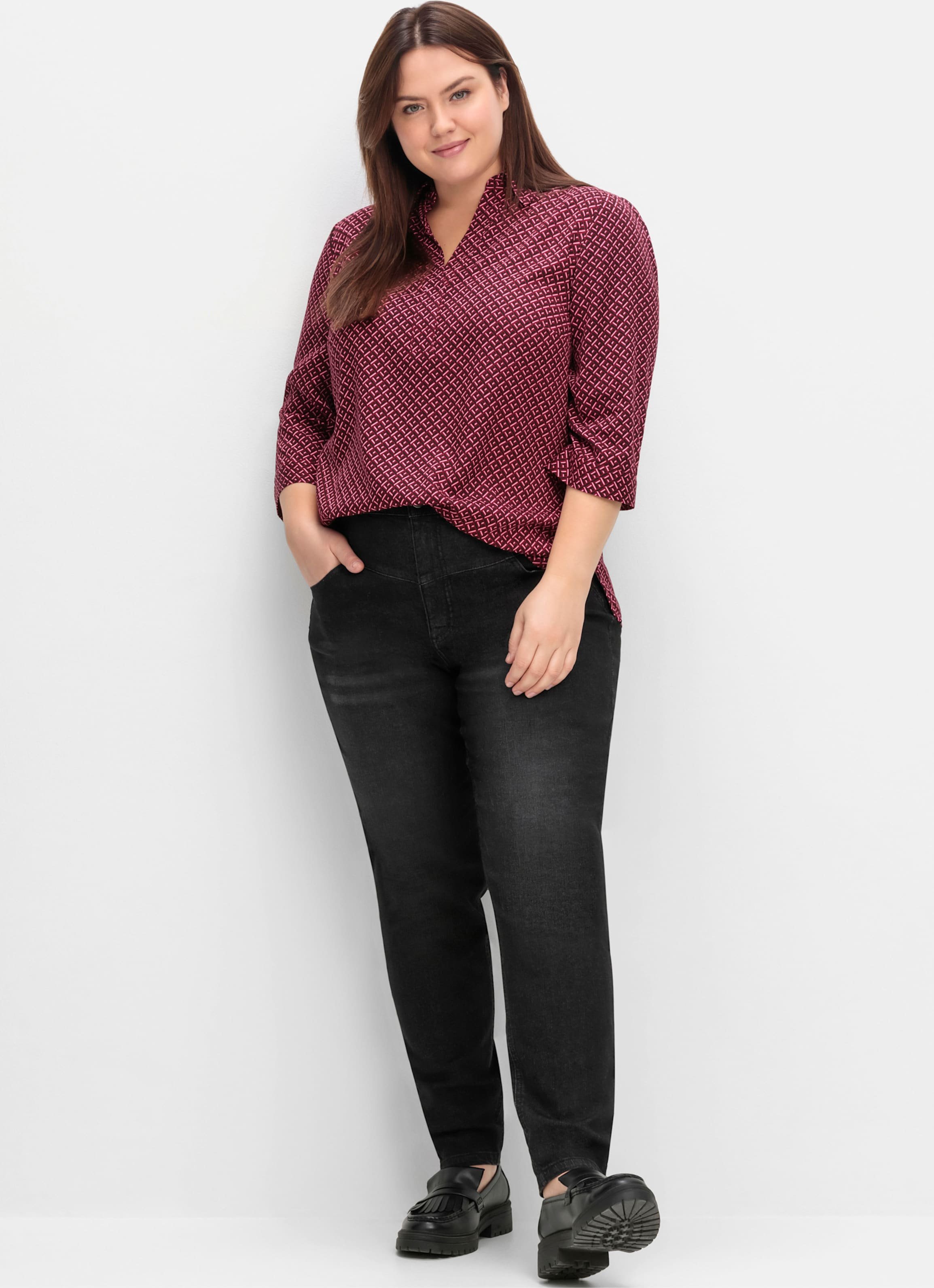 Sheego Tunika mit grafischem Alloverprint