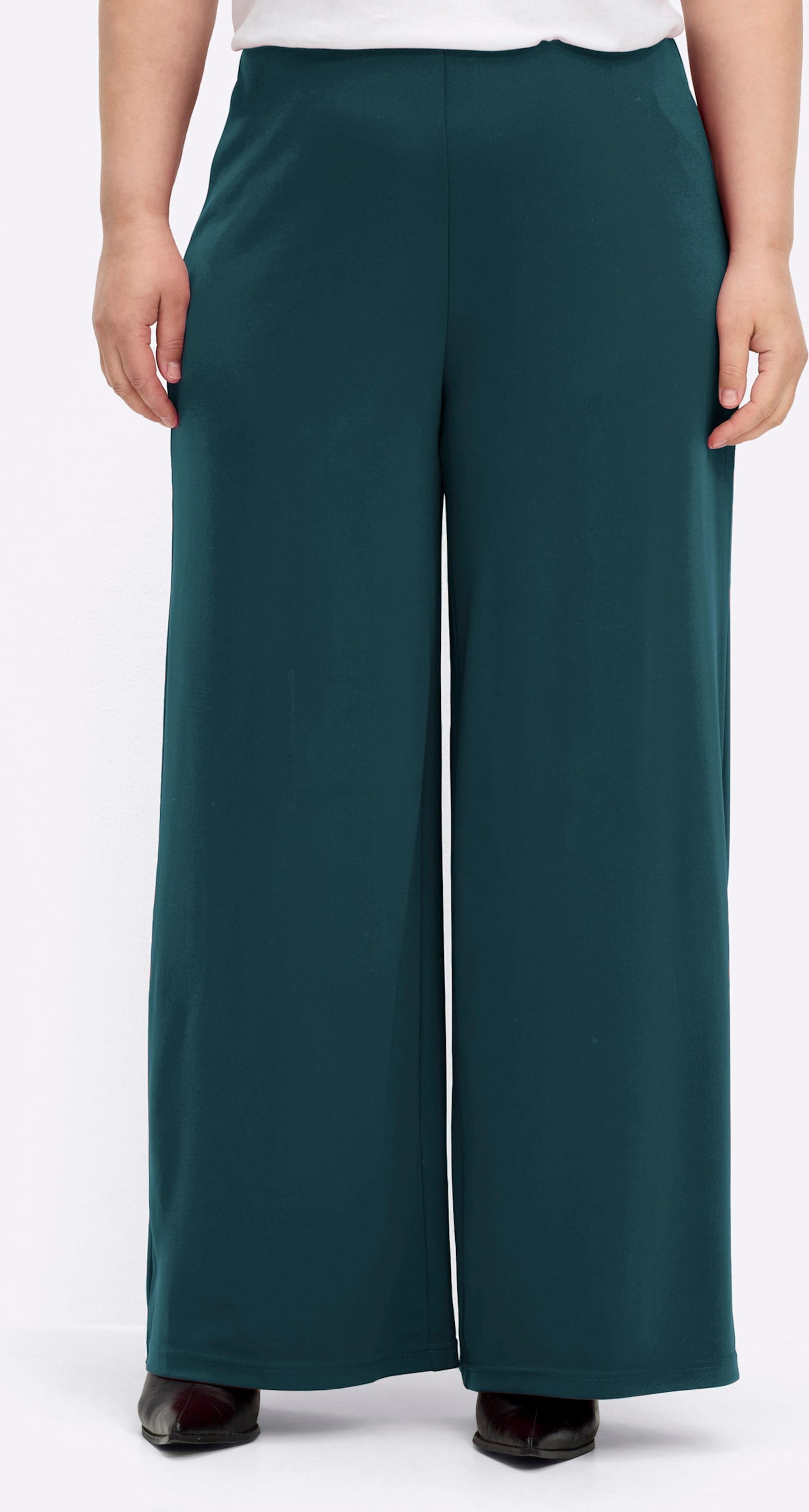 Sheego Palazzohose mit Elastik-Bund