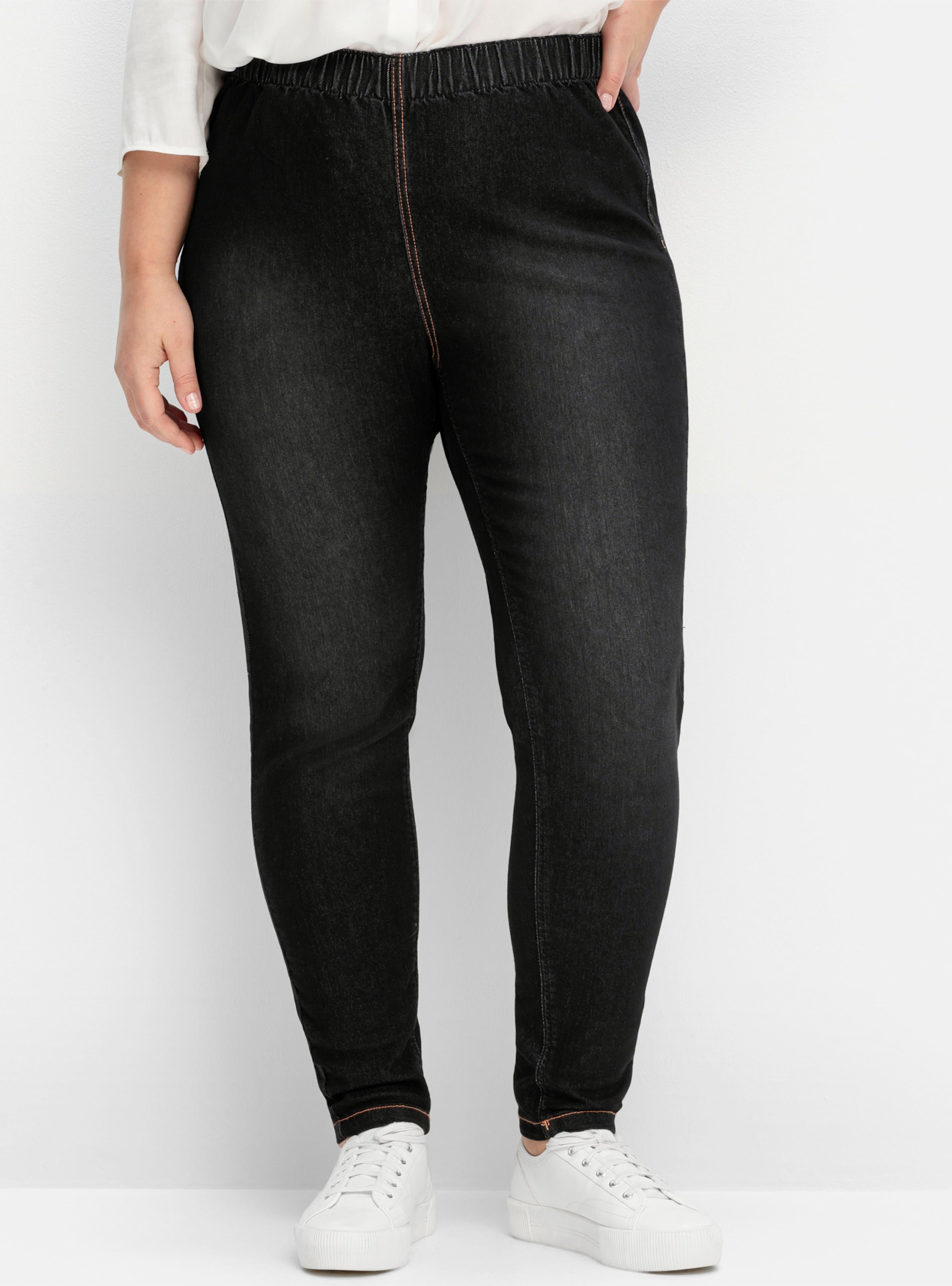 Sheego Jeggings in individueller Waschung