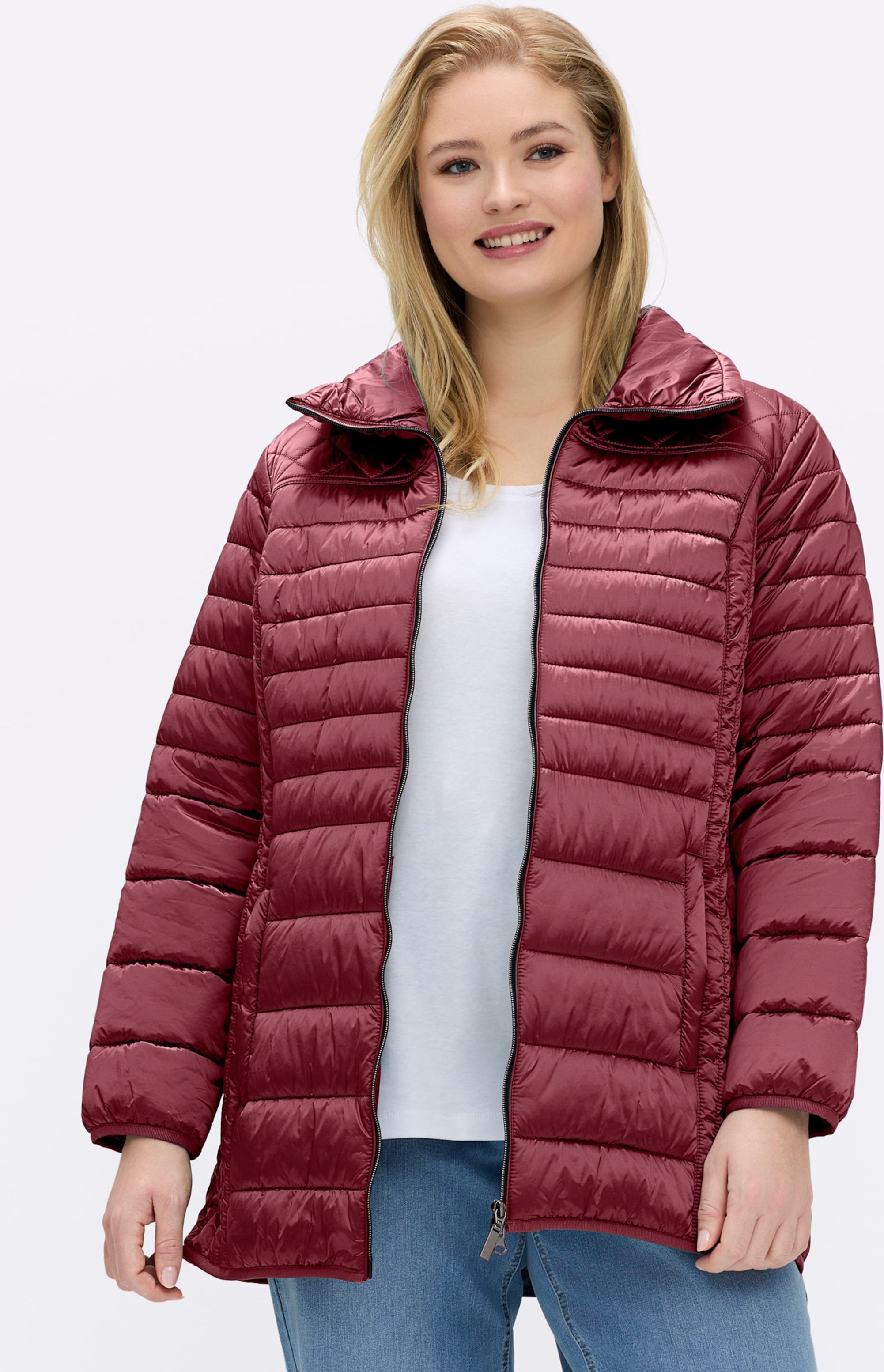 Sheego Steppjacke mit dezentem Glanz