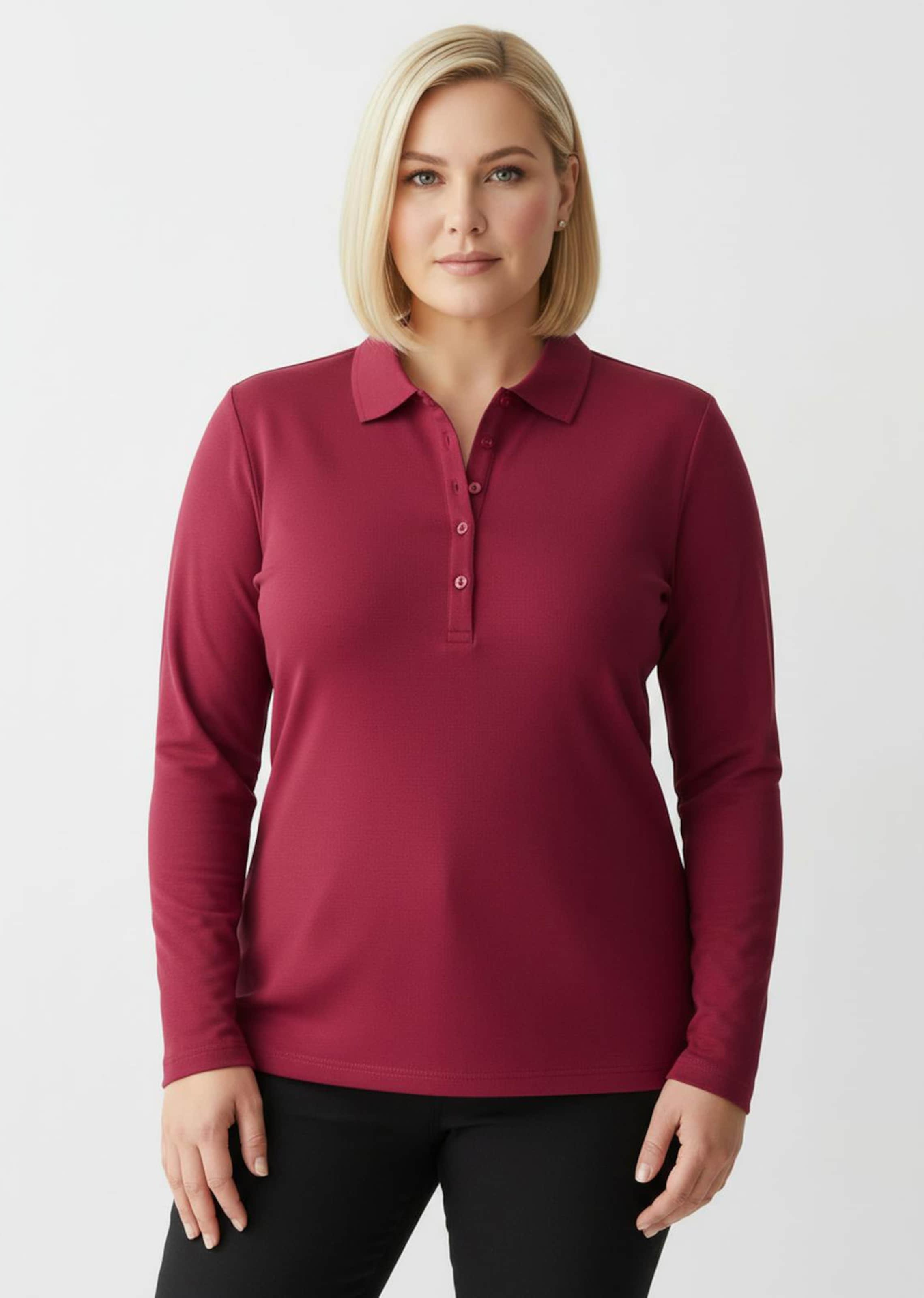 Sheego Poloshirt aus Baumwoll-Qualität