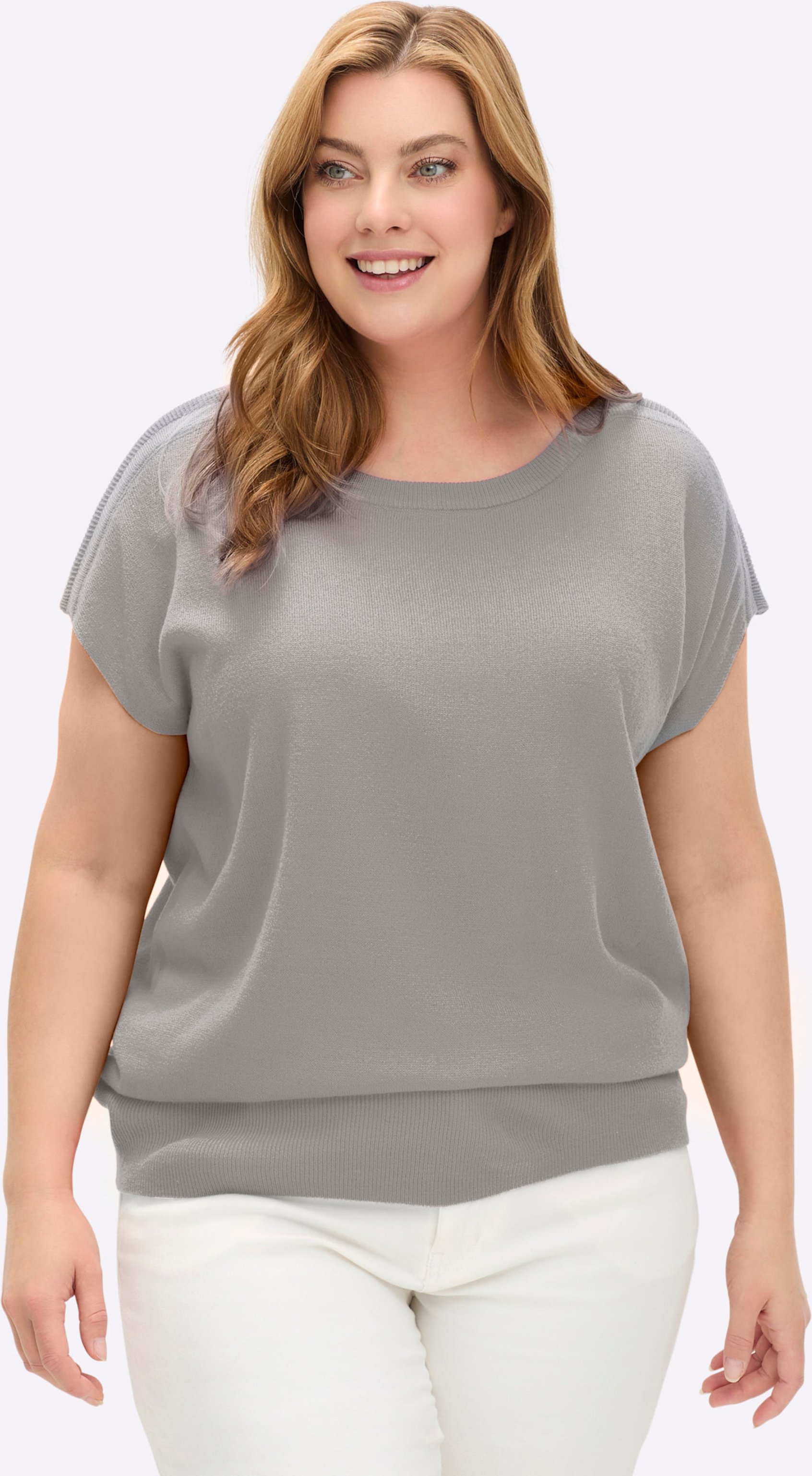 Sheego Pullunder mit U-Boot-Ausschnitt