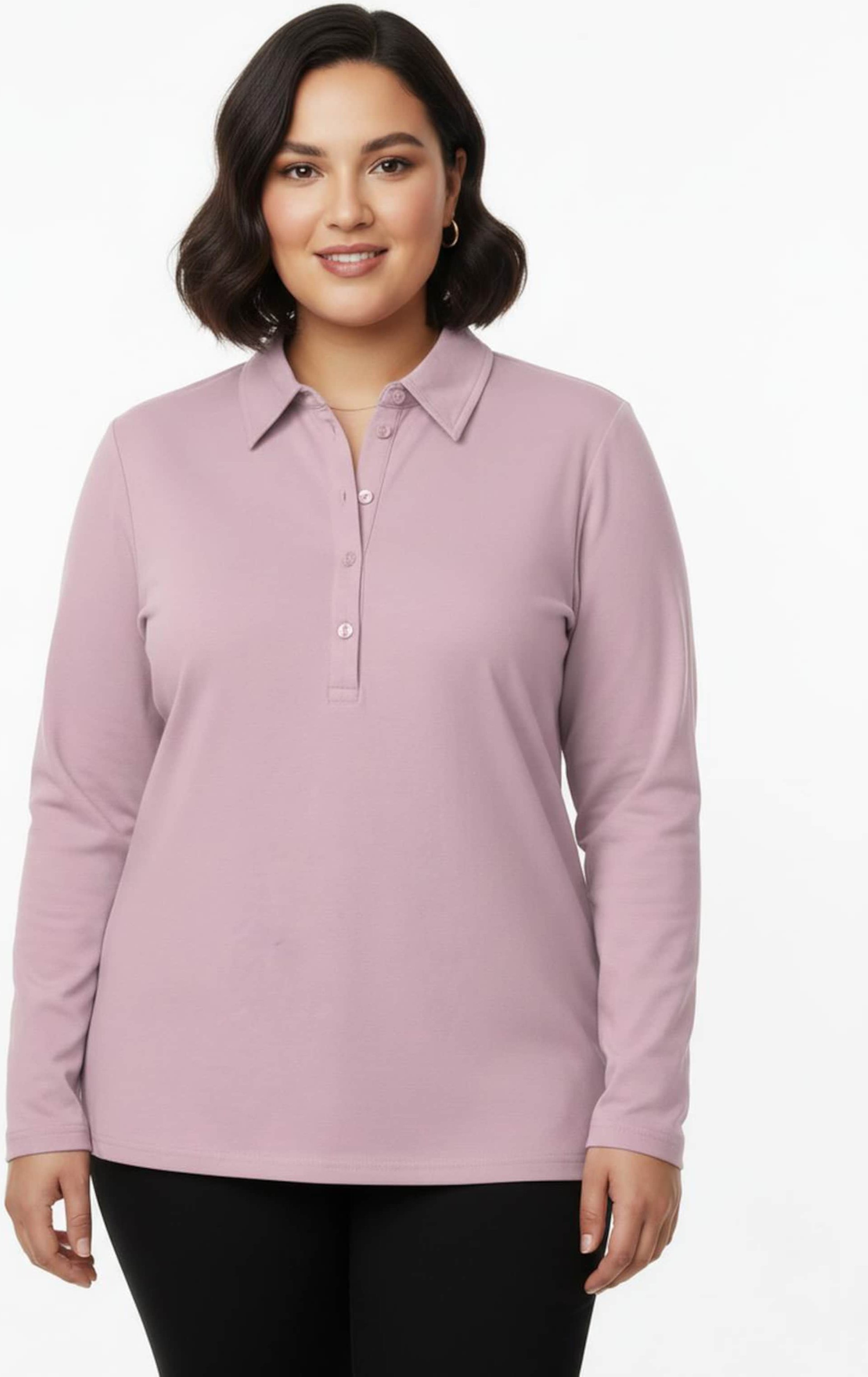 Sheego Poloshirt aus Baumwoll-Qualität