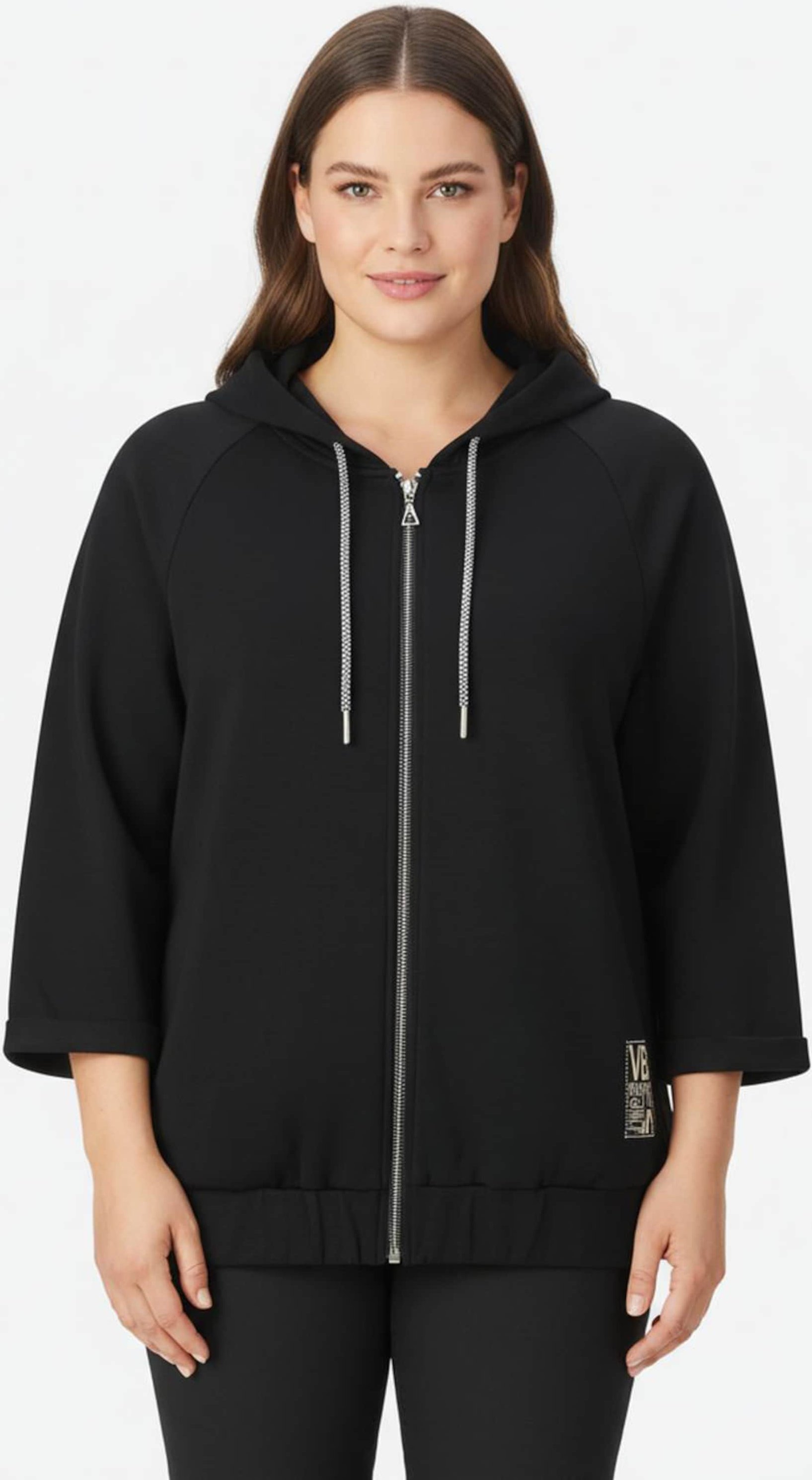 Sheego Shirtjacke mit Kapuze