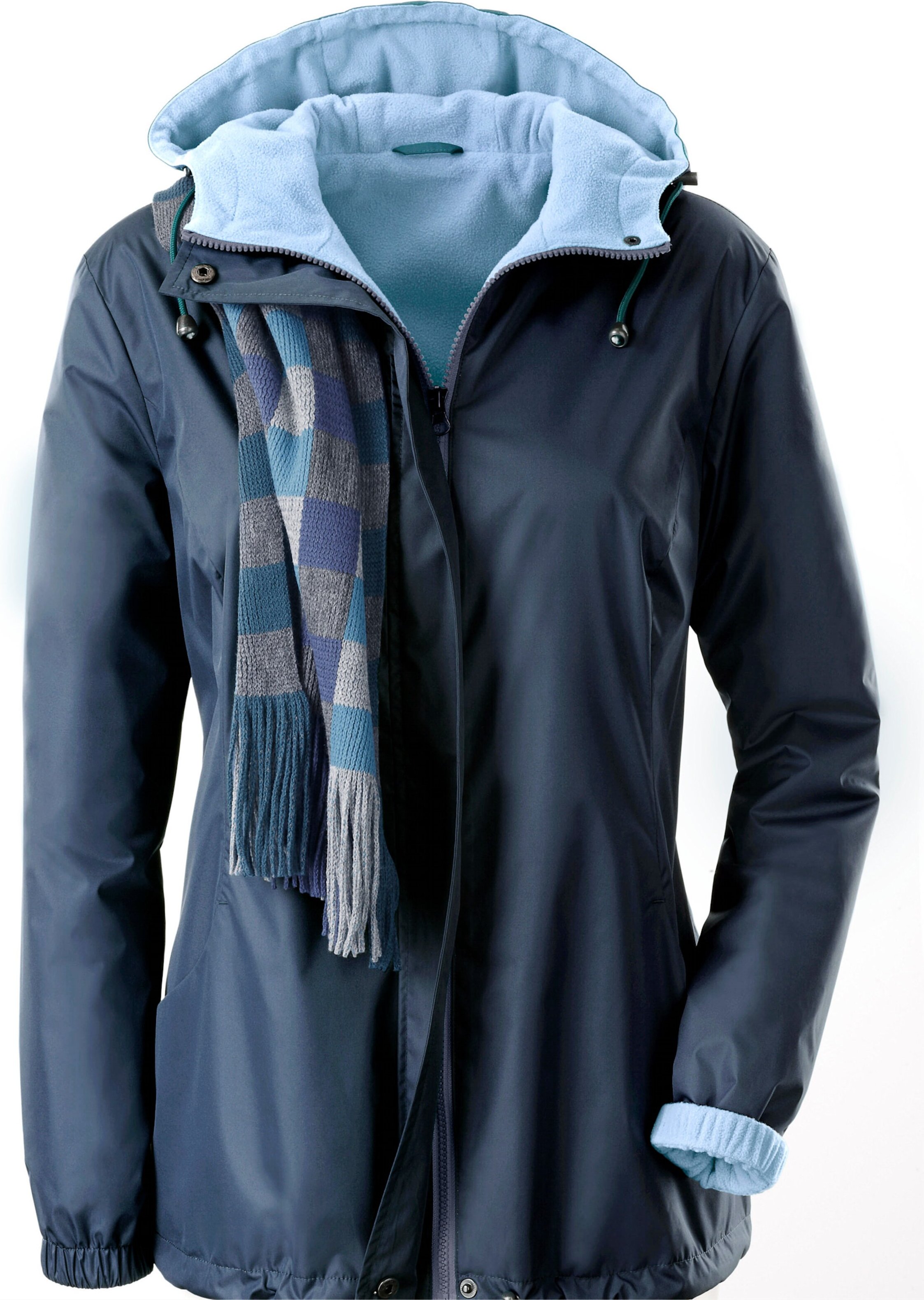 Sheego Funktionsjacke mit Innentasche, knöpfbar