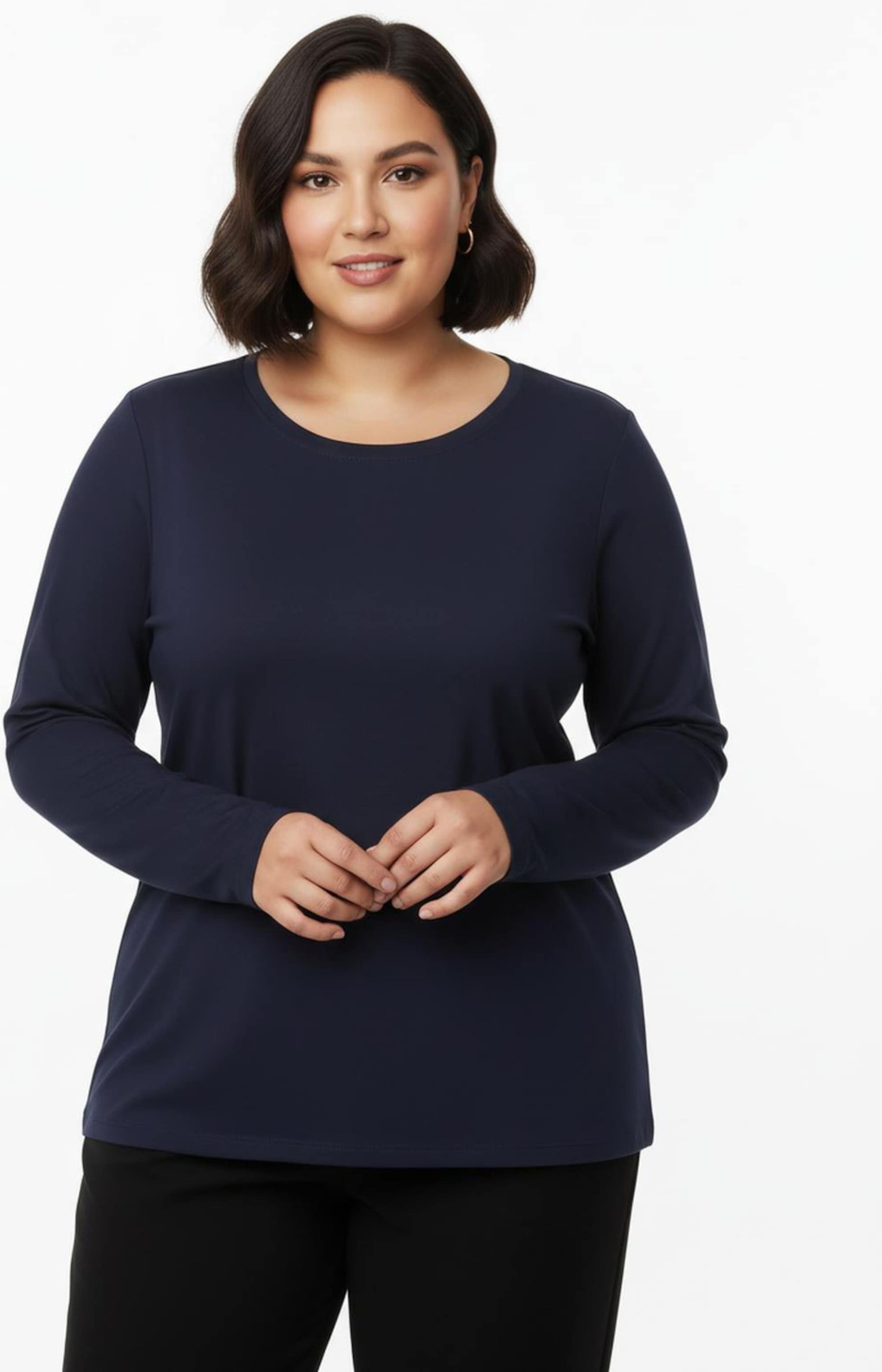 Thumbnail - Sheego Rundhalsshirt mit zertifizierter Baumwolle