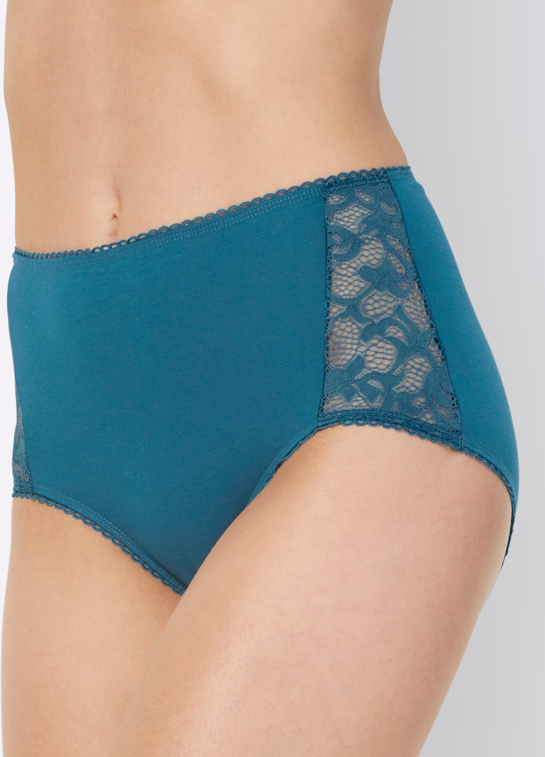 Thumbnail - Sheego Taillenslip mit breitem Spitzen-Einsatz