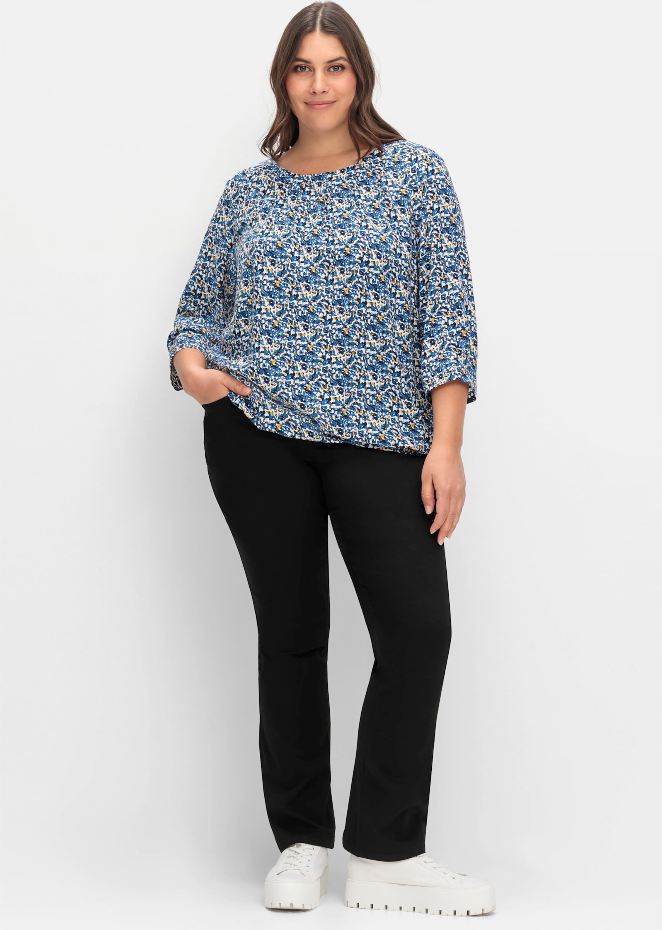 Sheego Bootcuthose mit Gummizug-Bund