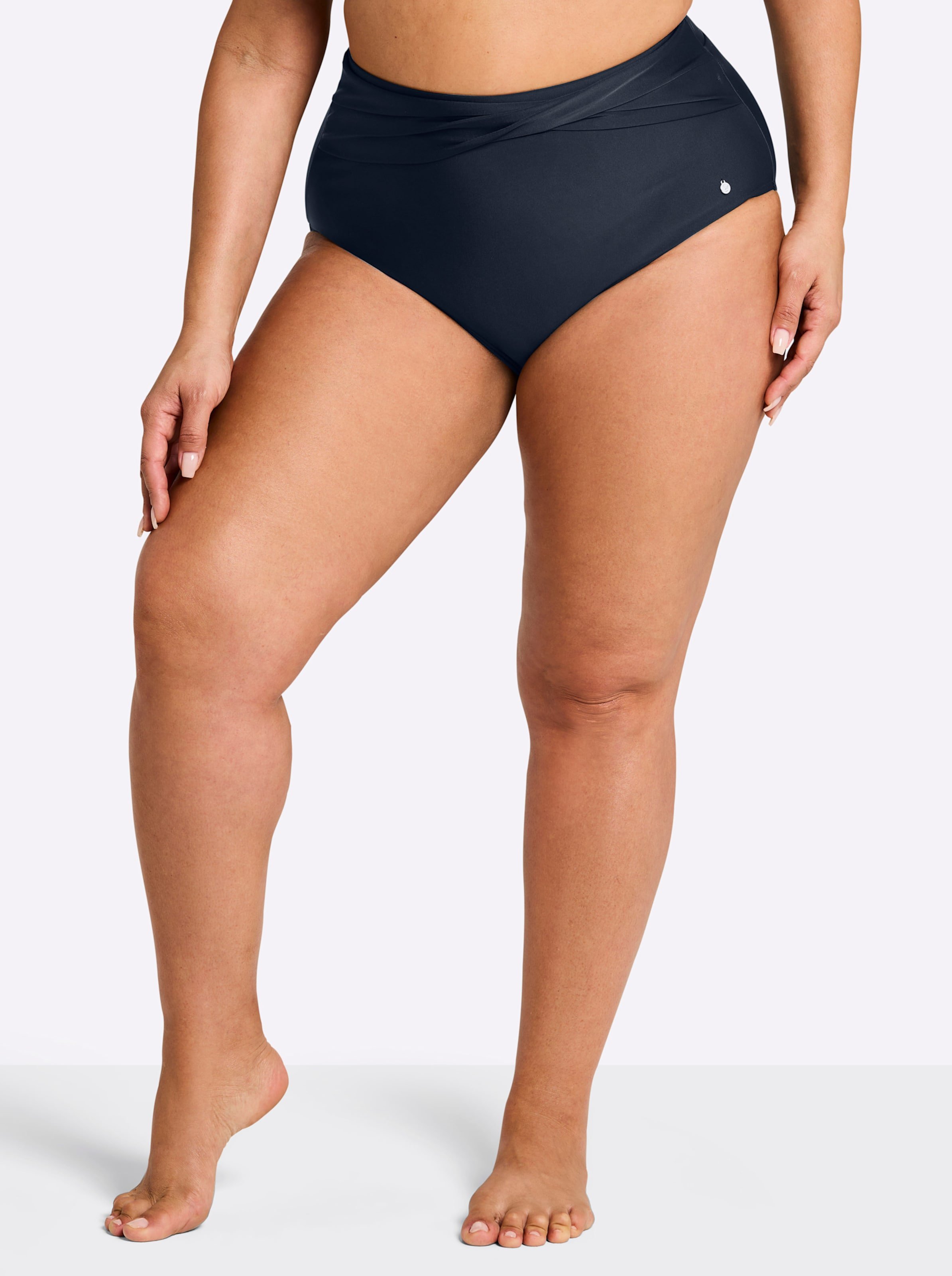 Sheego Badehose mit Wickel-Detail und Shaping-Effekt