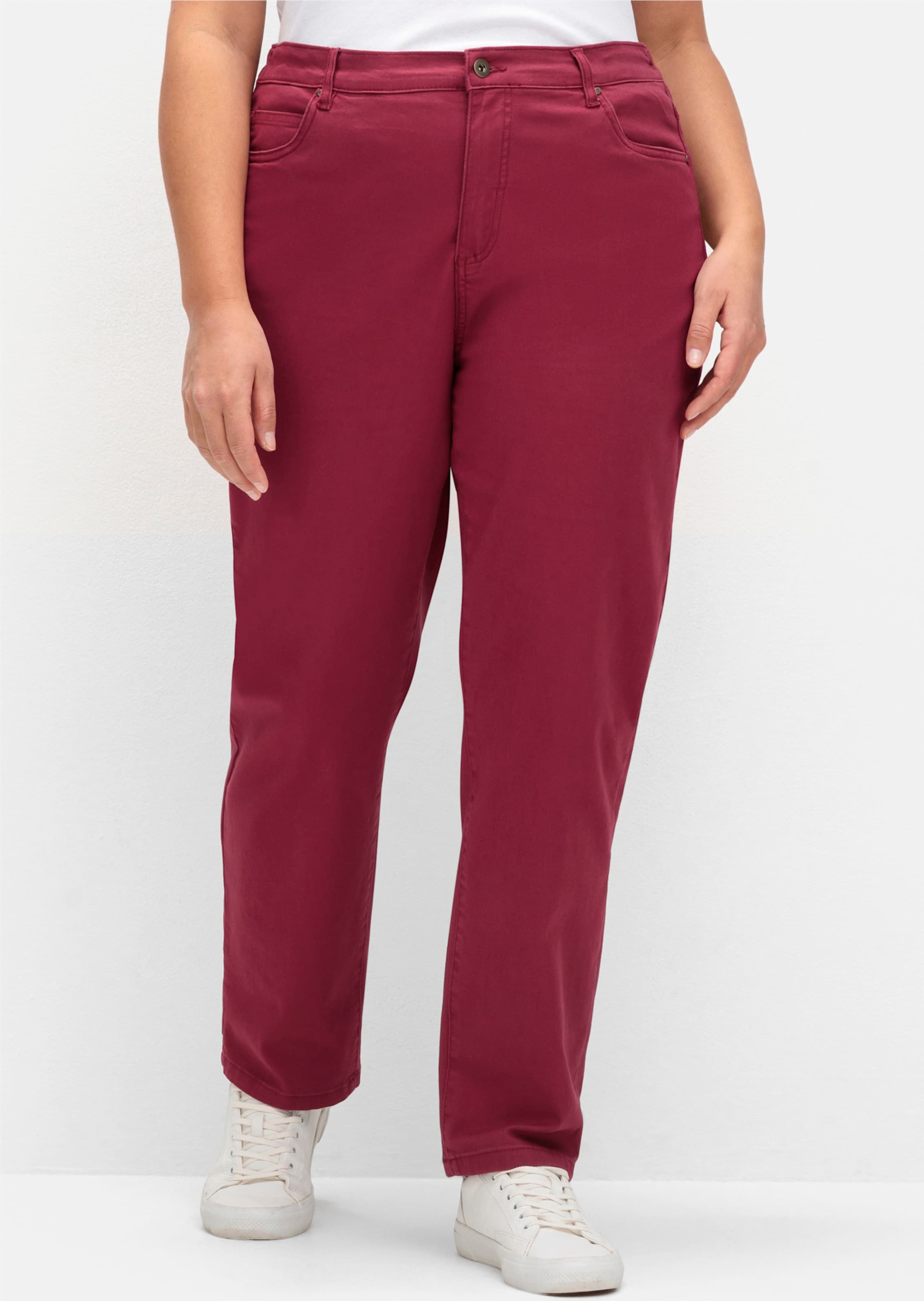 Sheego 5-Pocket-Hose mit seitlichem Dehnbund