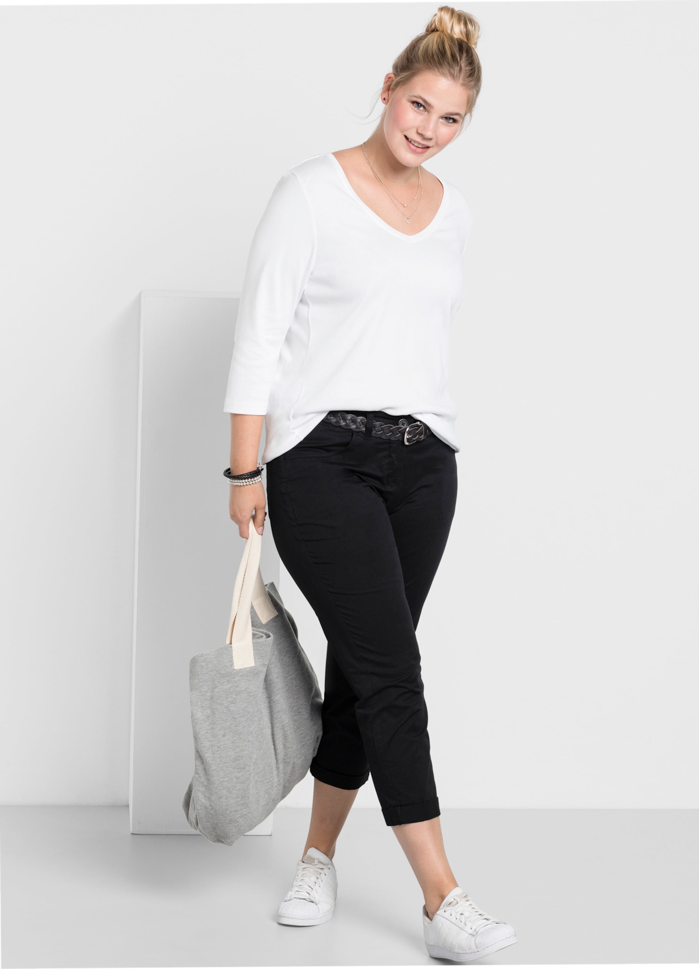 Sheego 7/8-Hose in schmaler Form