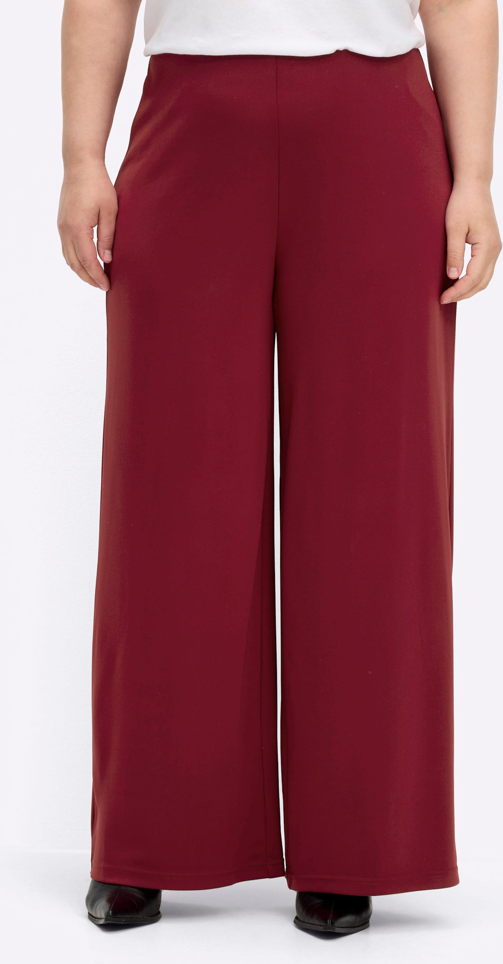 Sheego Palazzohose mit Elastik-Bund