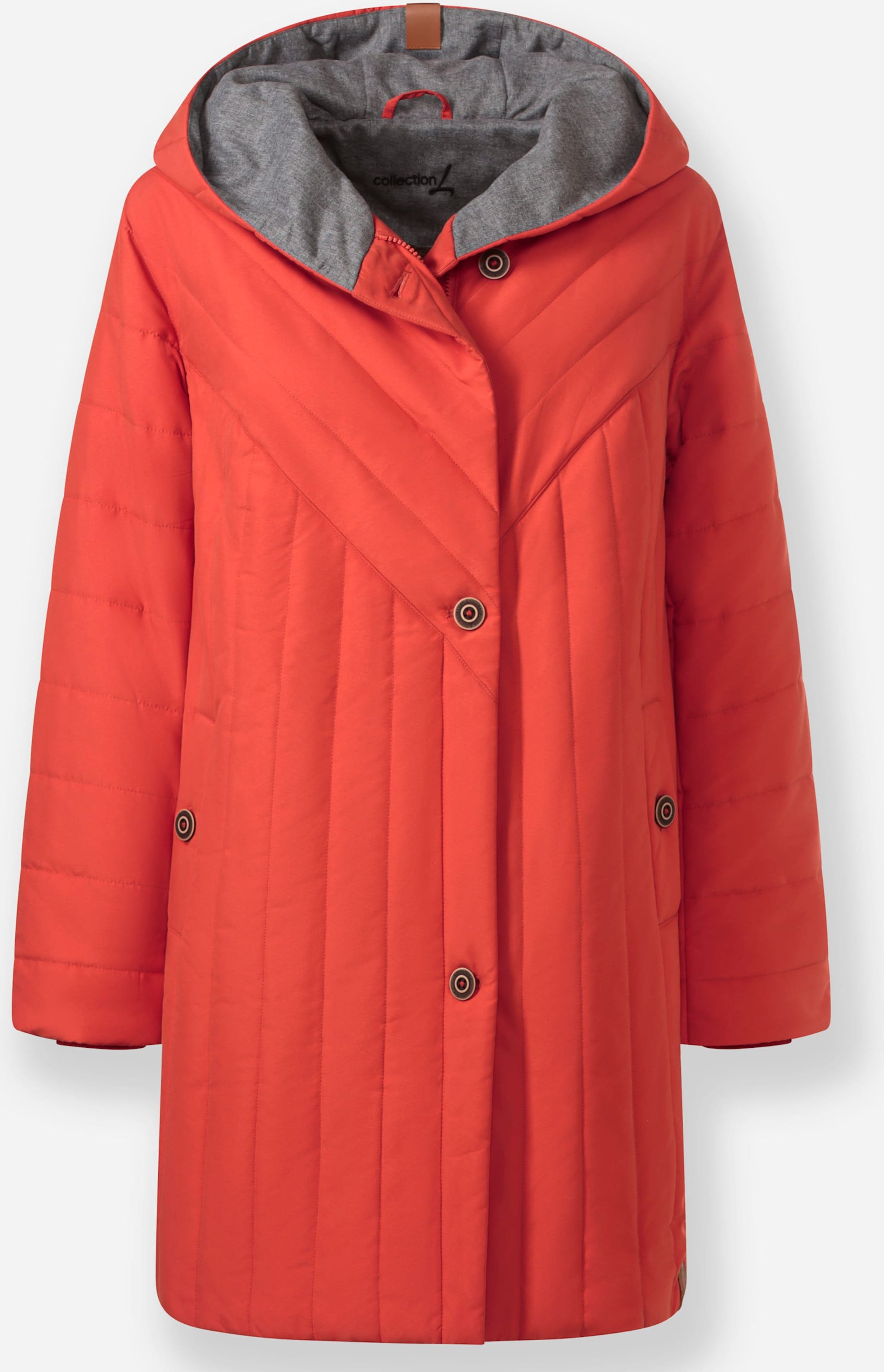 Sheego Jacke im Steppmuster-Mix, wärmend