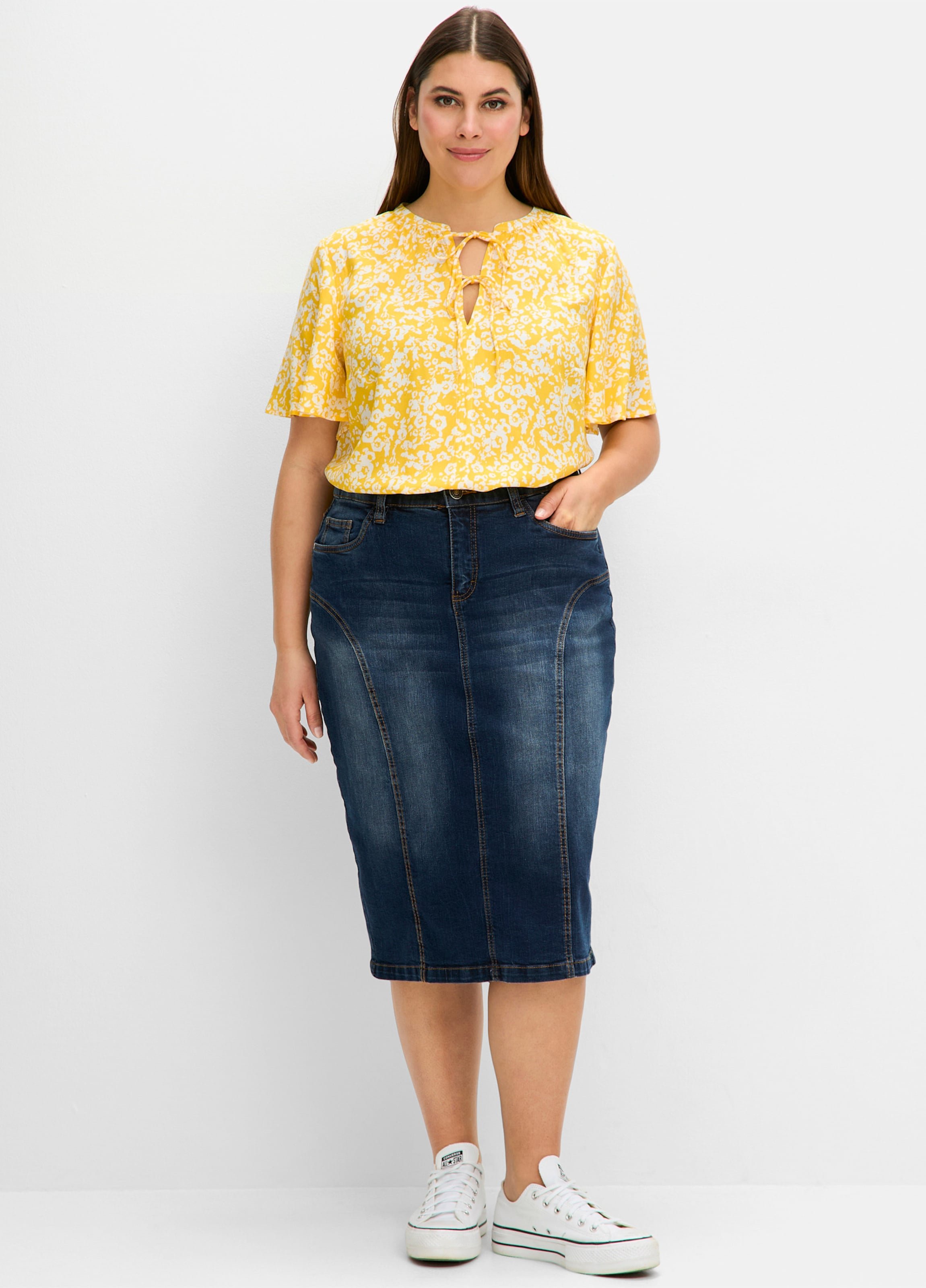 Sheego Tunika mit Blütenprint