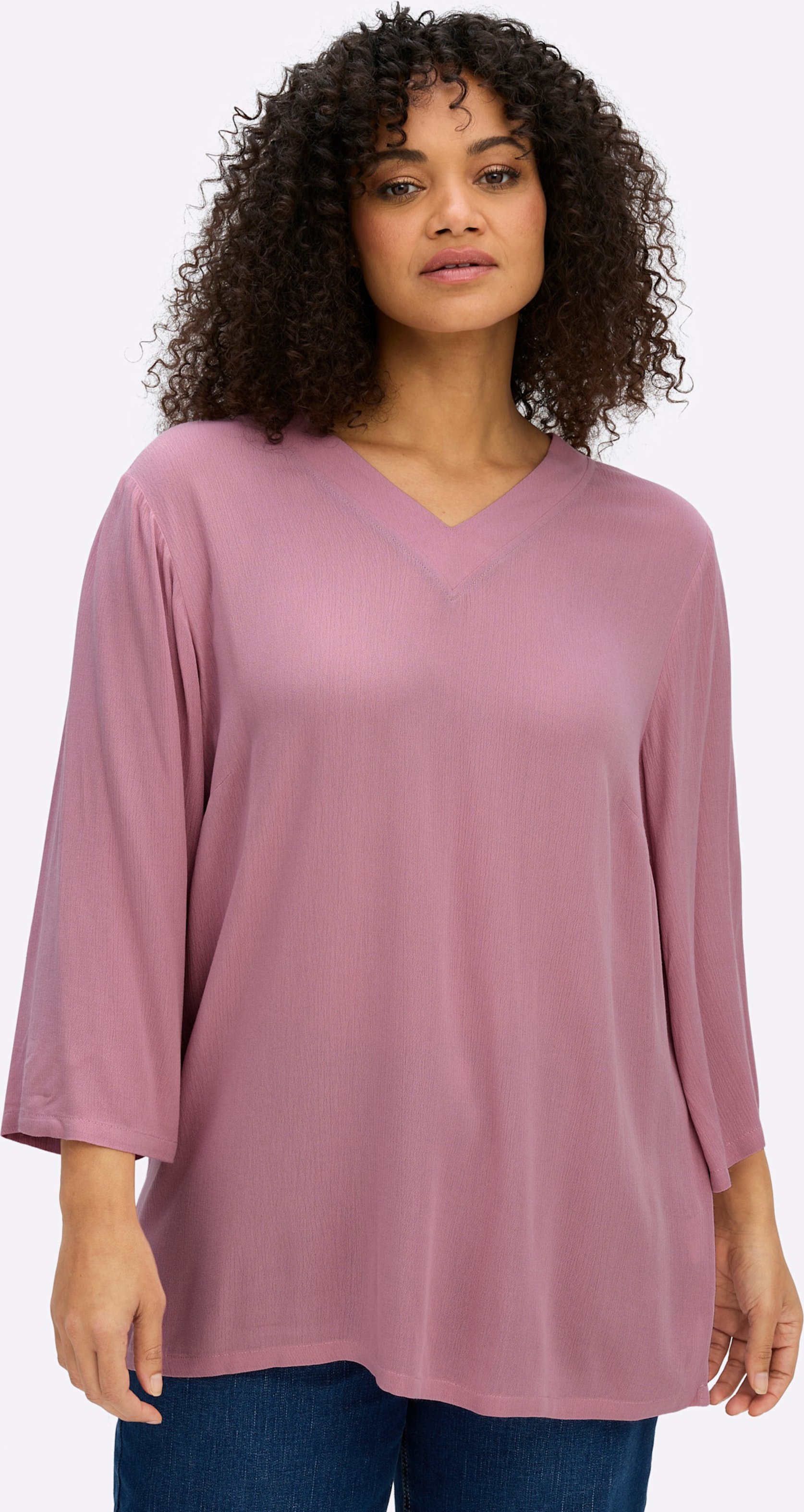 Sheego Tunika in leichter Crinkle-Struktur