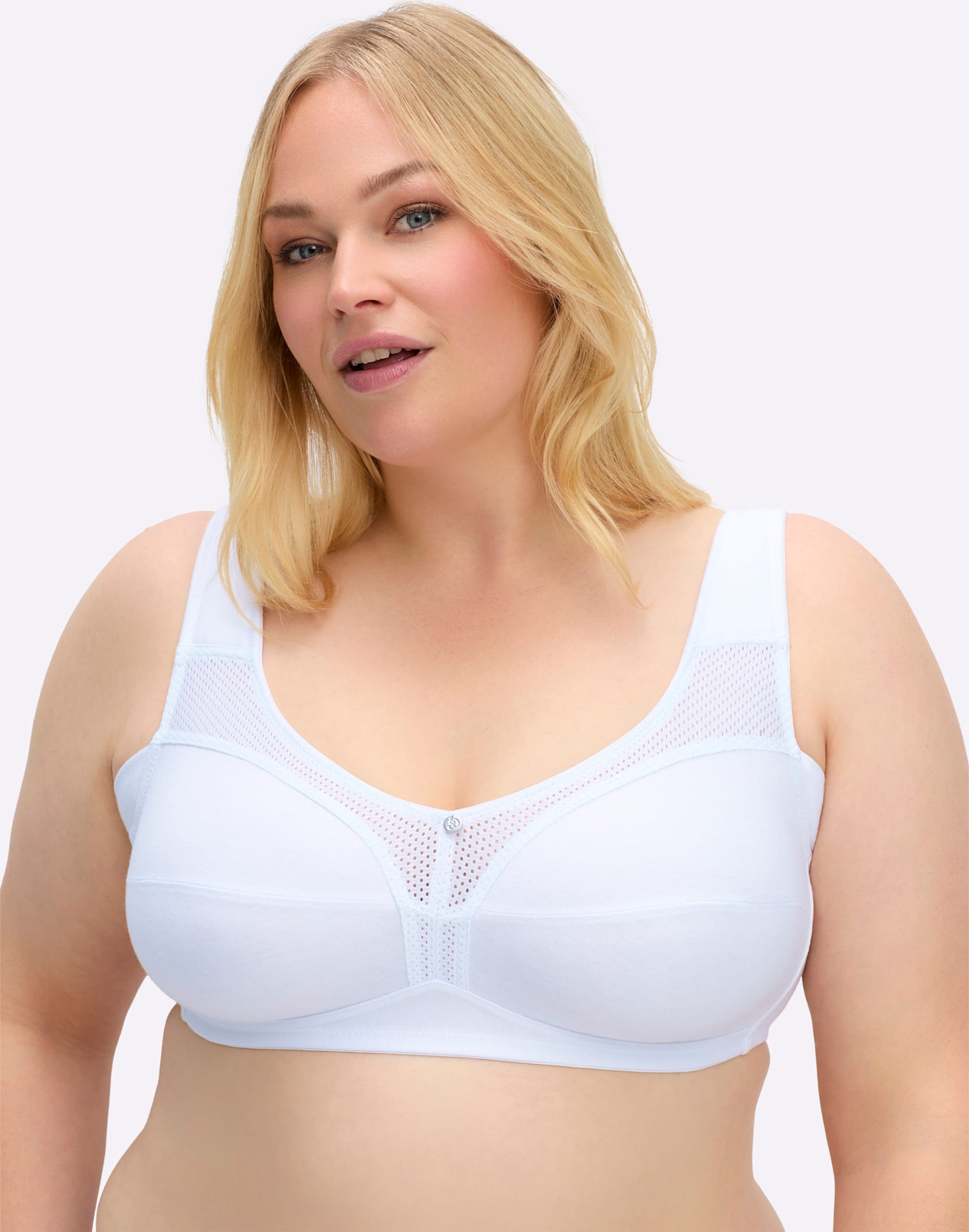 Thumbnail - Sheego Entlastungs-BH ohne Bügel mit breiten Komfortträgern