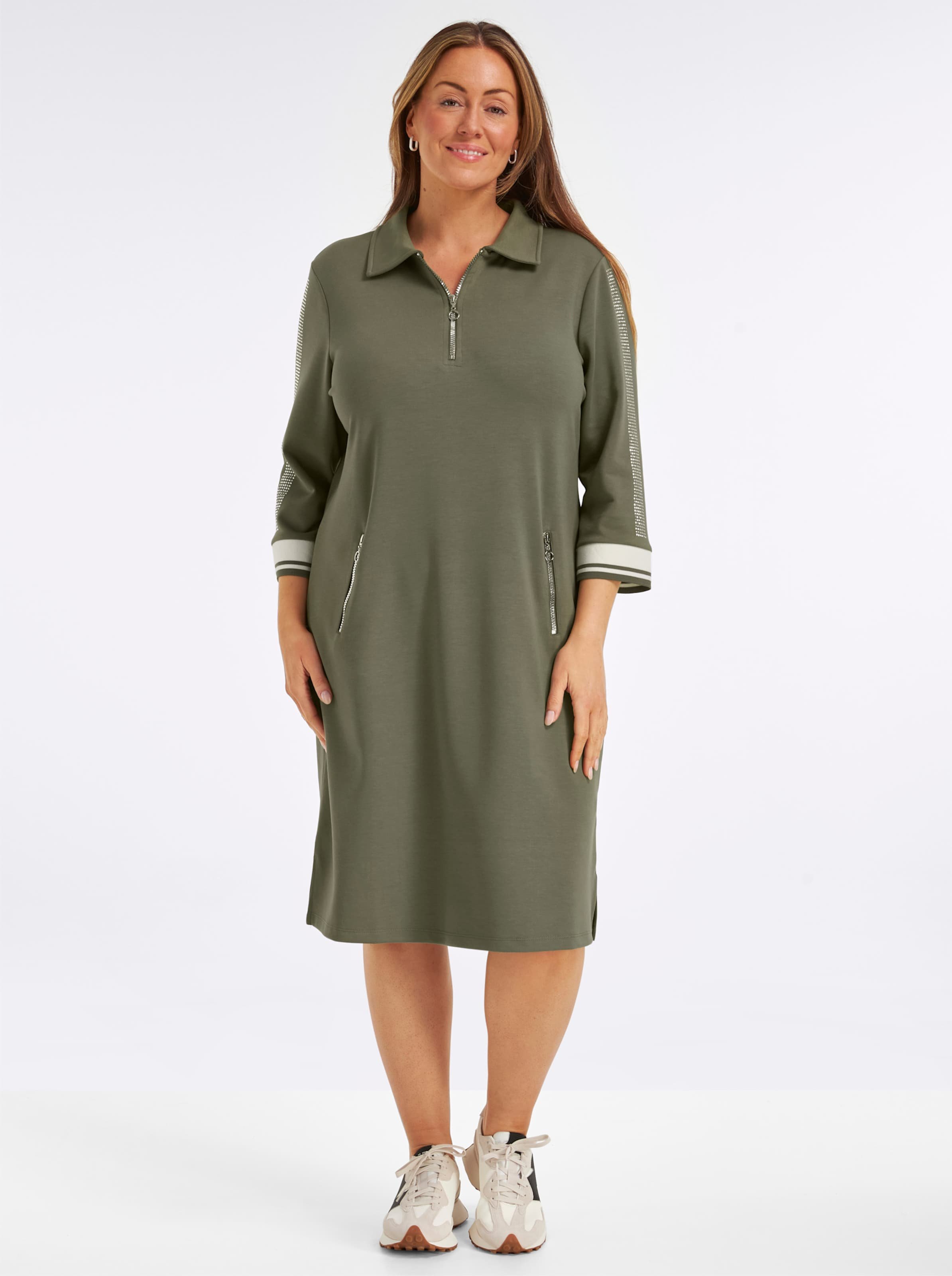 Sheego Polokleid im hochwertigen Modal-Mix