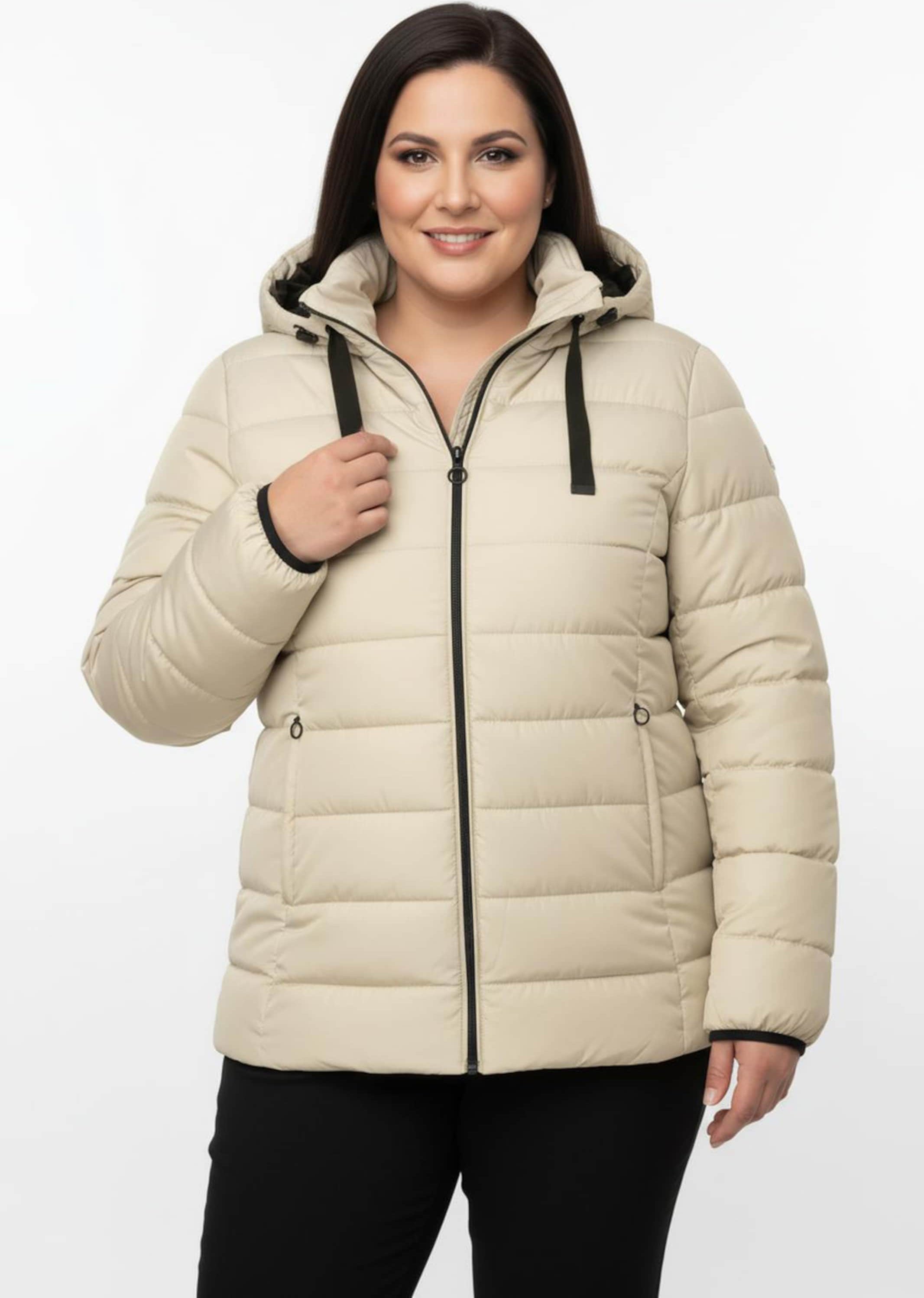 Thumbnail - Sheego Steppjacke mit elastischer Kontrast-Paspelierung