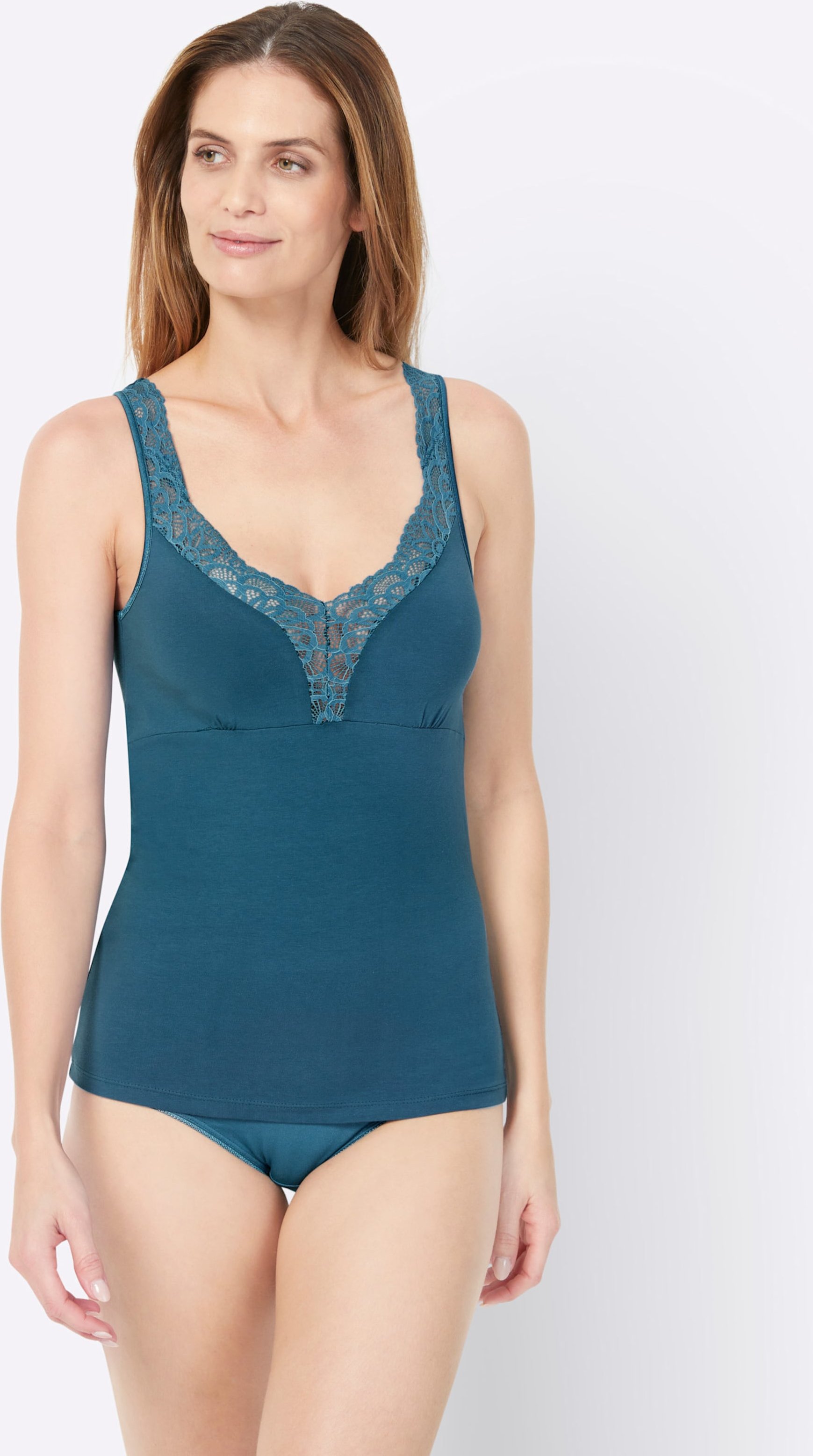 Thumbnail - Sheego BH-Hemd mit elastischer Spitze