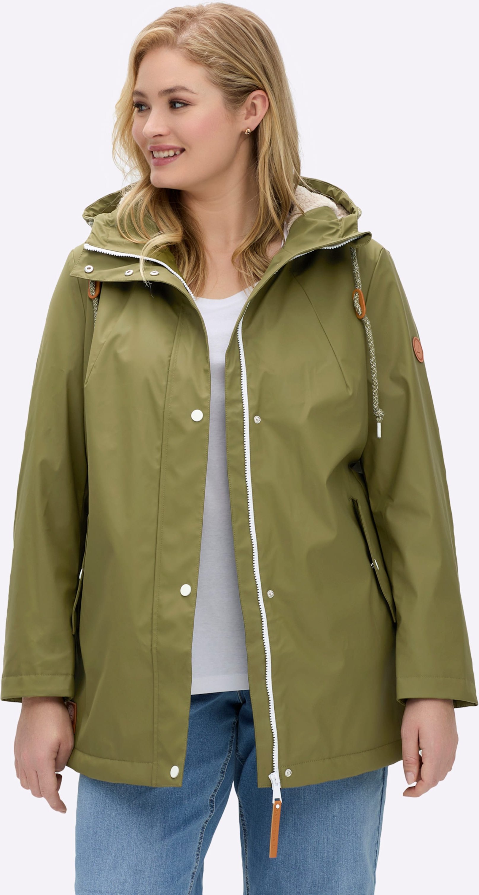 Thumbnail - Sheego Jacke mit Teddy-Futter