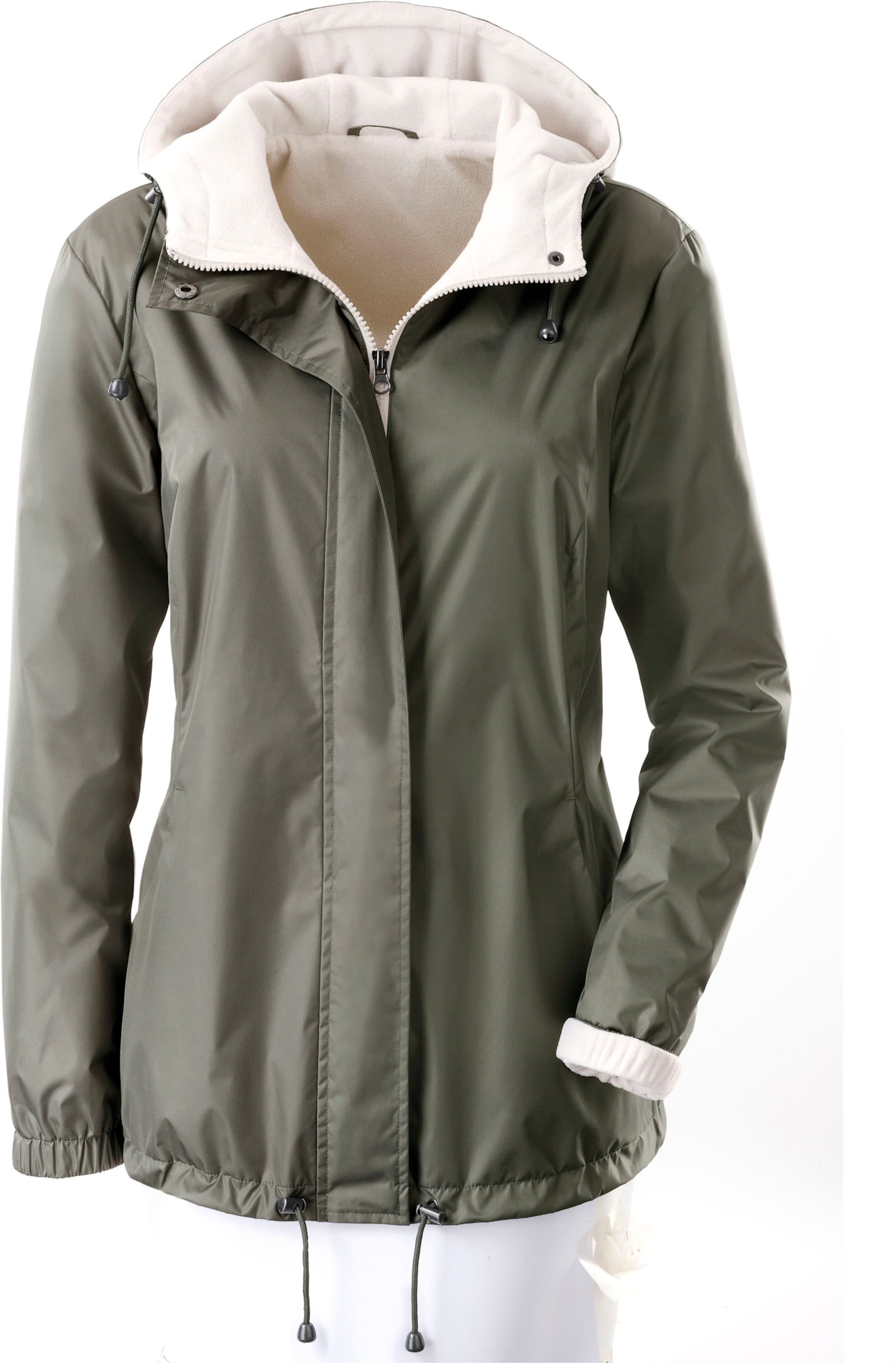 Sheego Funktionsjacke mit Innentasche, knöpfbar