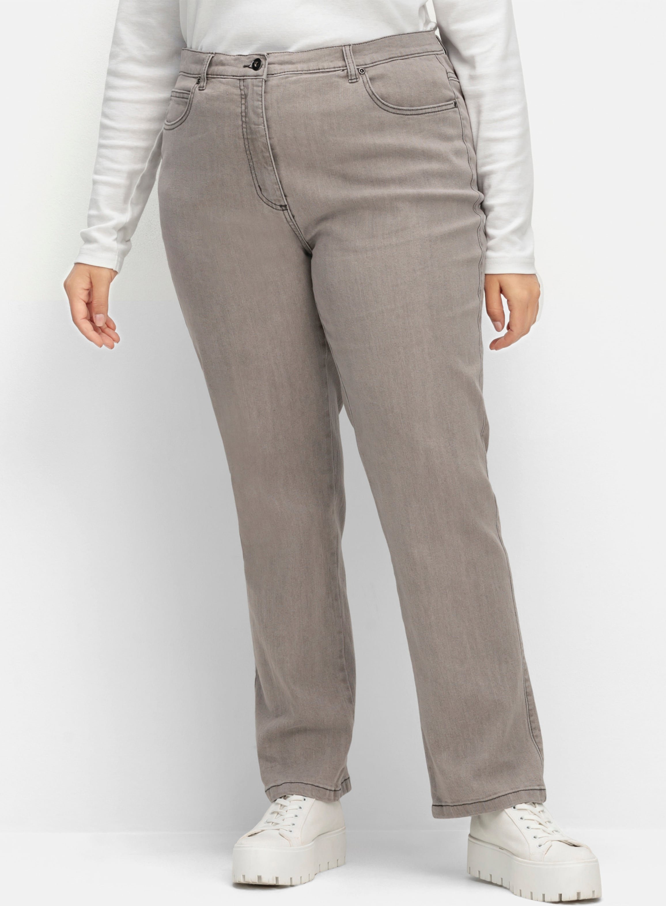 Sheego 5-Pocket-Jeans mit Stretch-Anteil