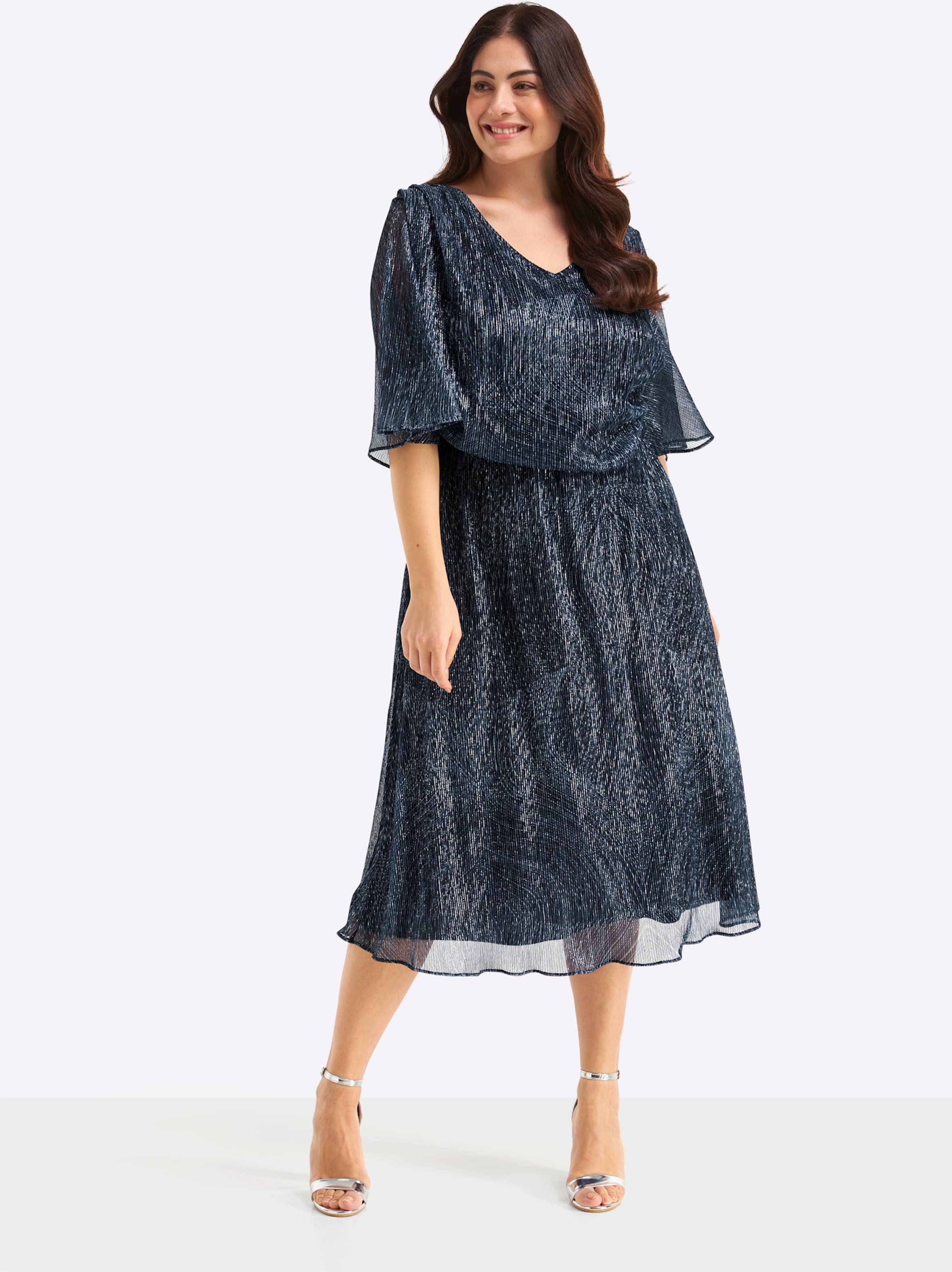 Sheego Chiffonkleid mit Volant-Details