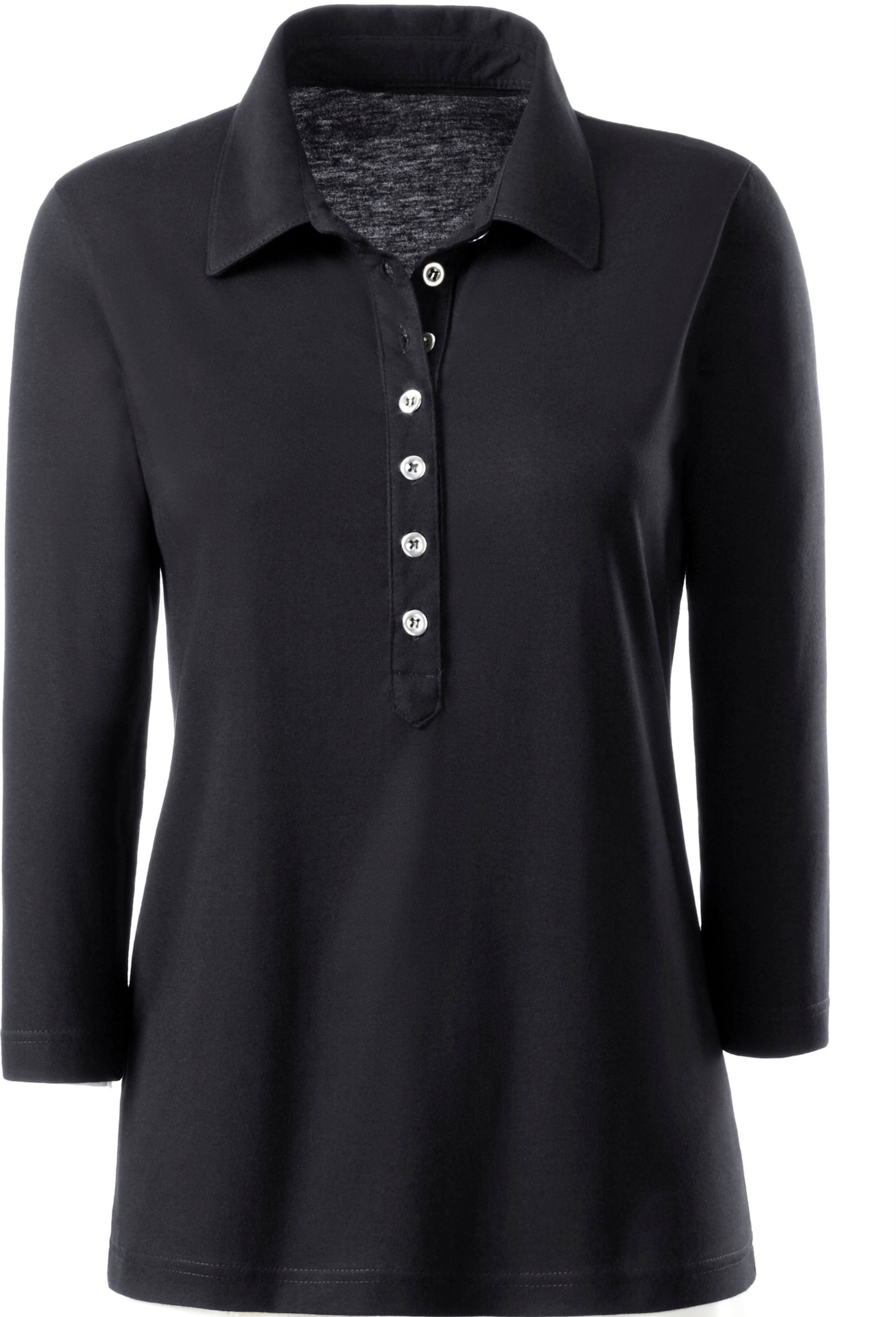 Thumbnail - Sheego Poloshirt mit langer Knopfleiste