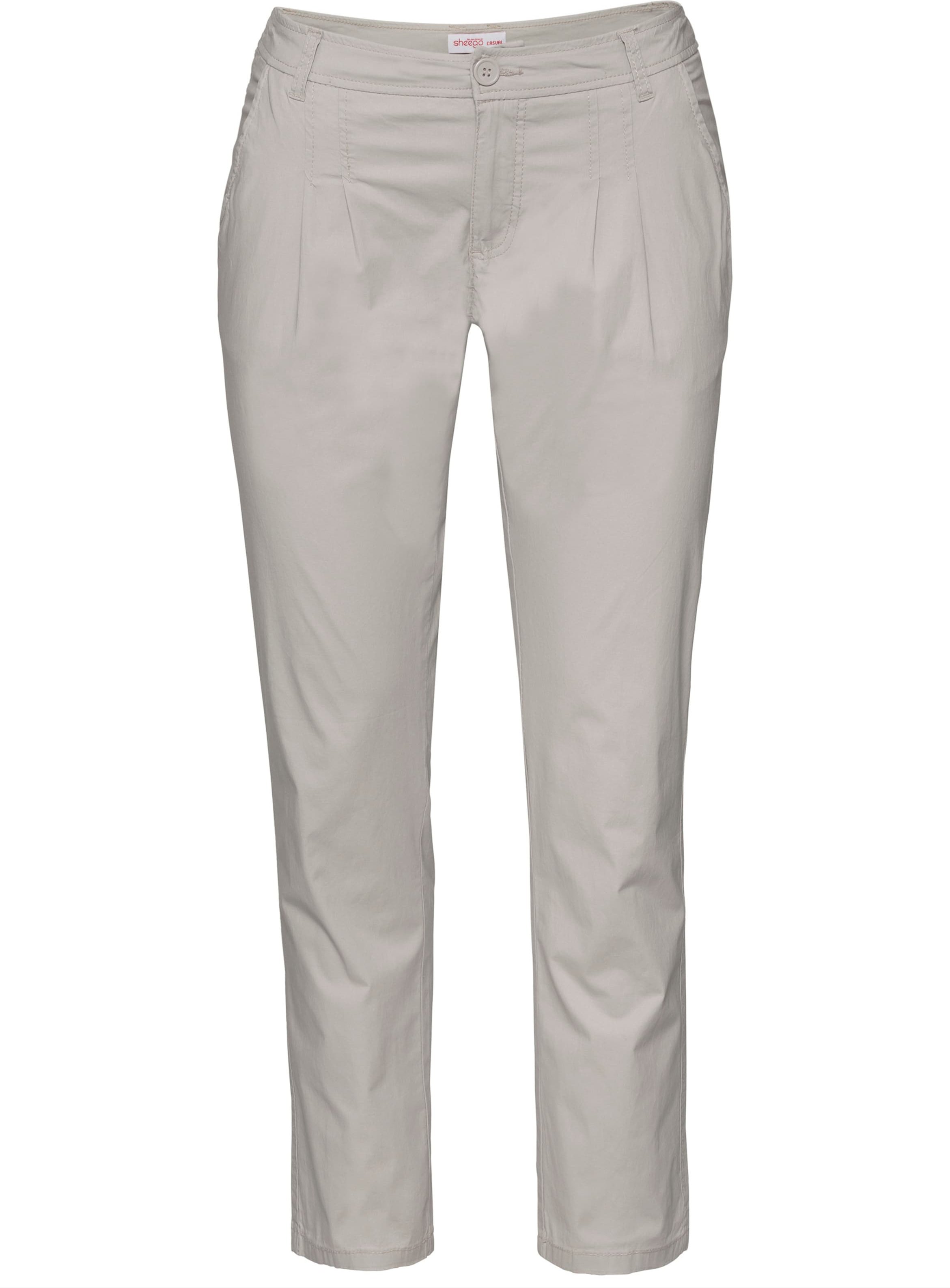 Sheego Chinohose mit Bundfalten