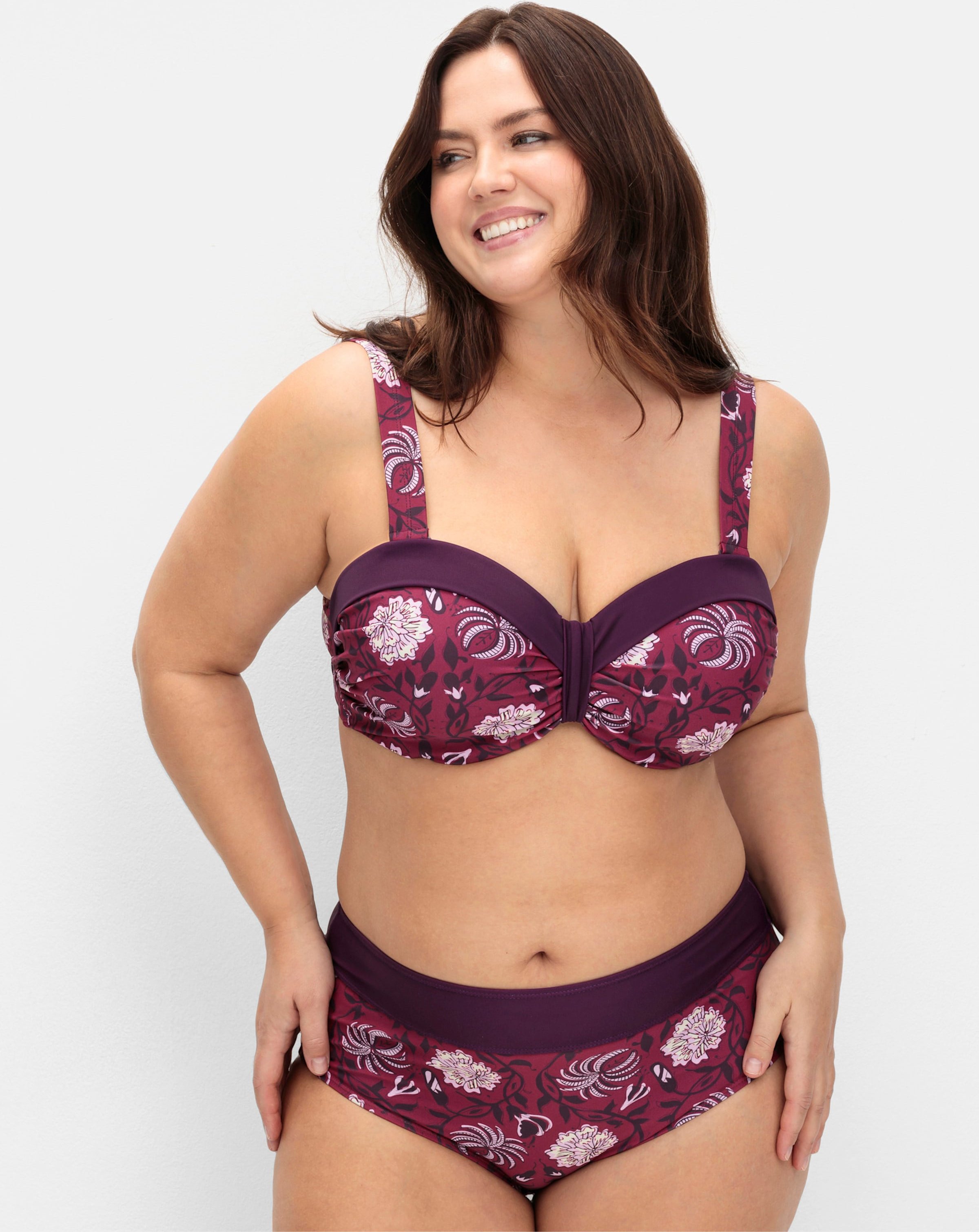 Sheego Bikini-Oberteil mit Blumendruck