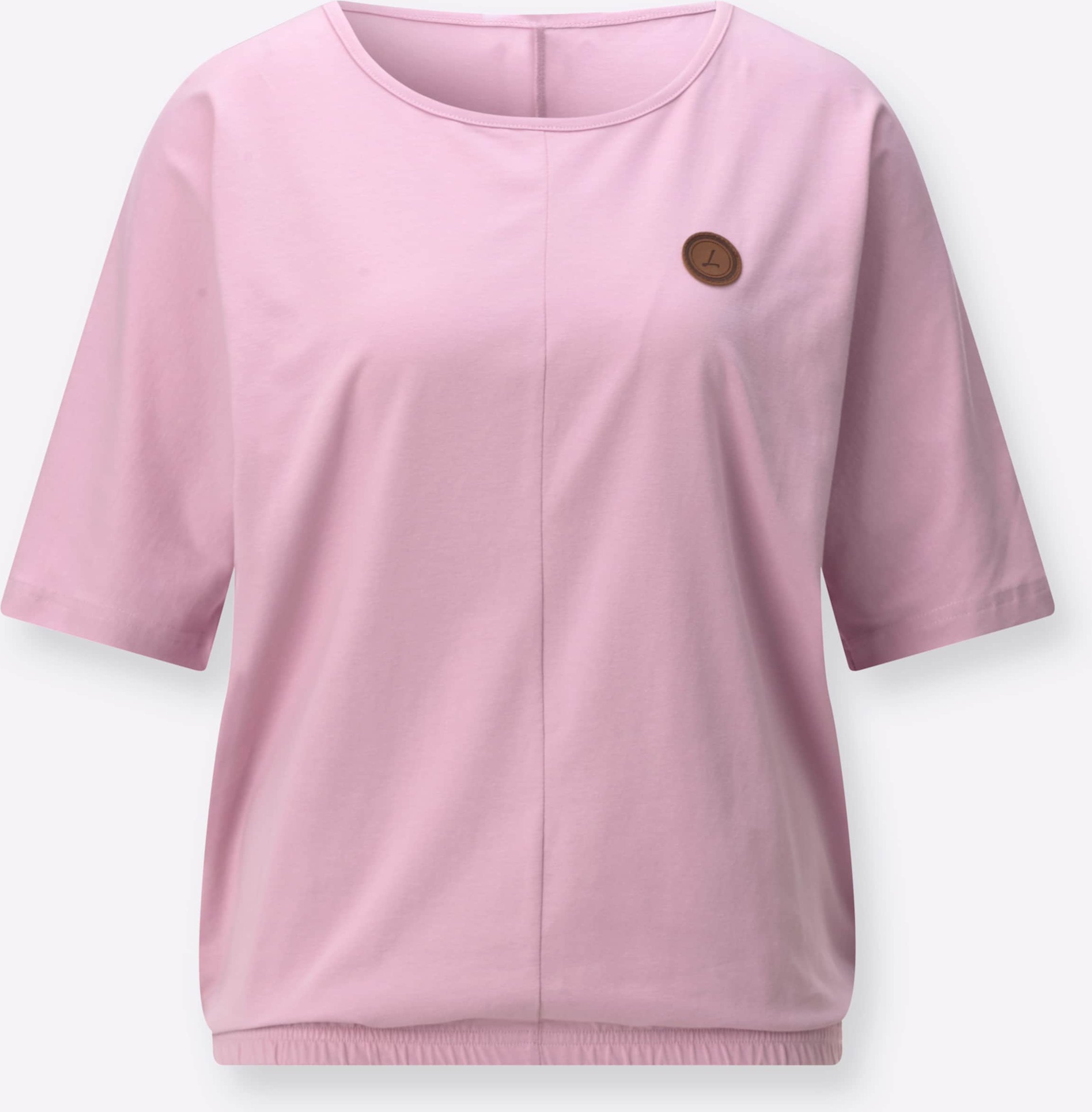 Sheego Kurzarmshirt mit Fledermausärmeln