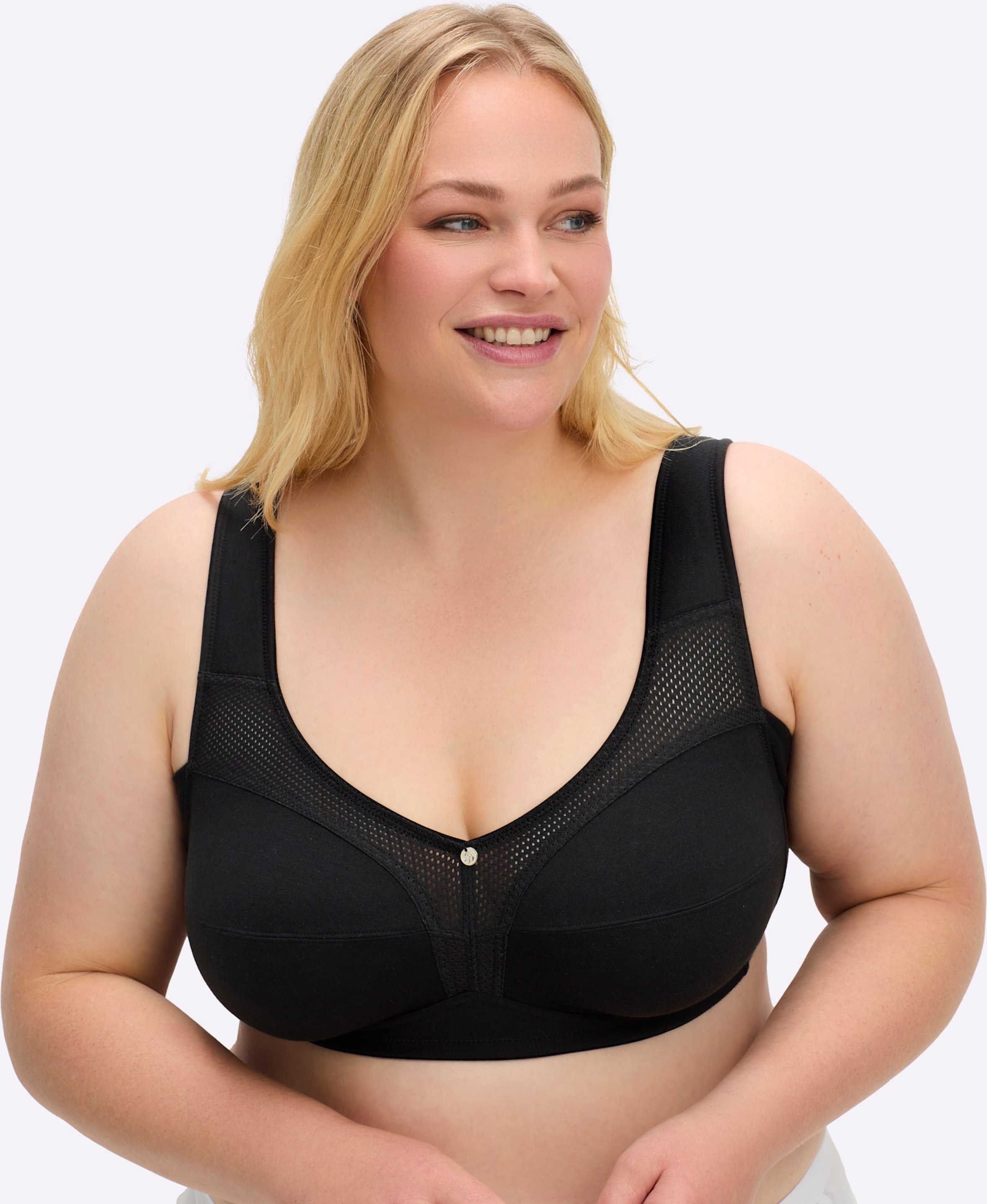 Thumbnail - Sheego Entlastungs-BH ohne Bügel mit breiten Komfortträgern