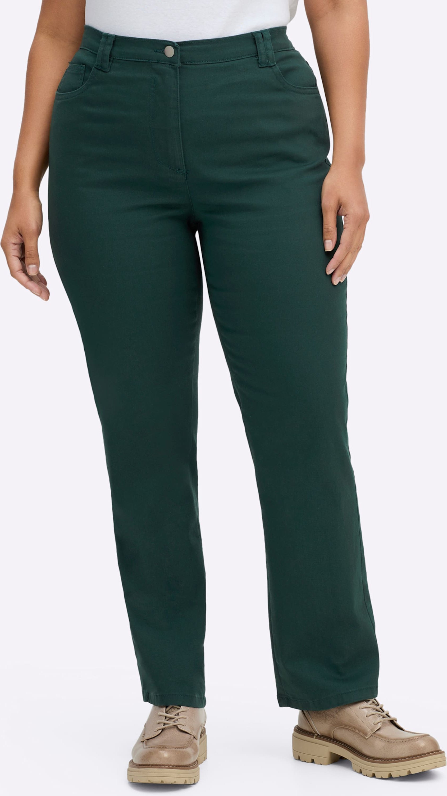 Sheego Stretch-Hose mit Nieten an den Taschen