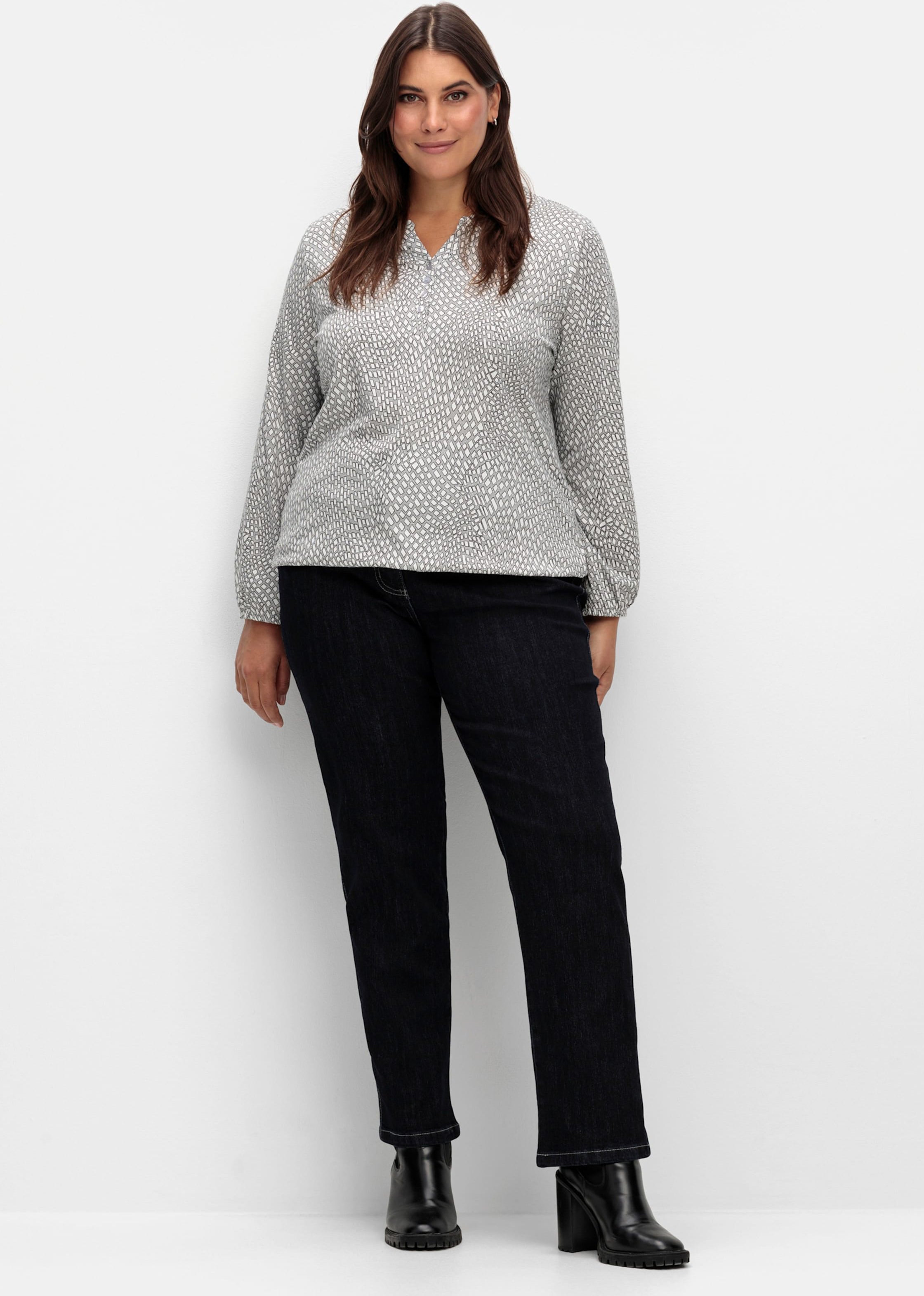 Thumbnail - Sheego 5-Pocket-Jeans mit Stretch-Anteil