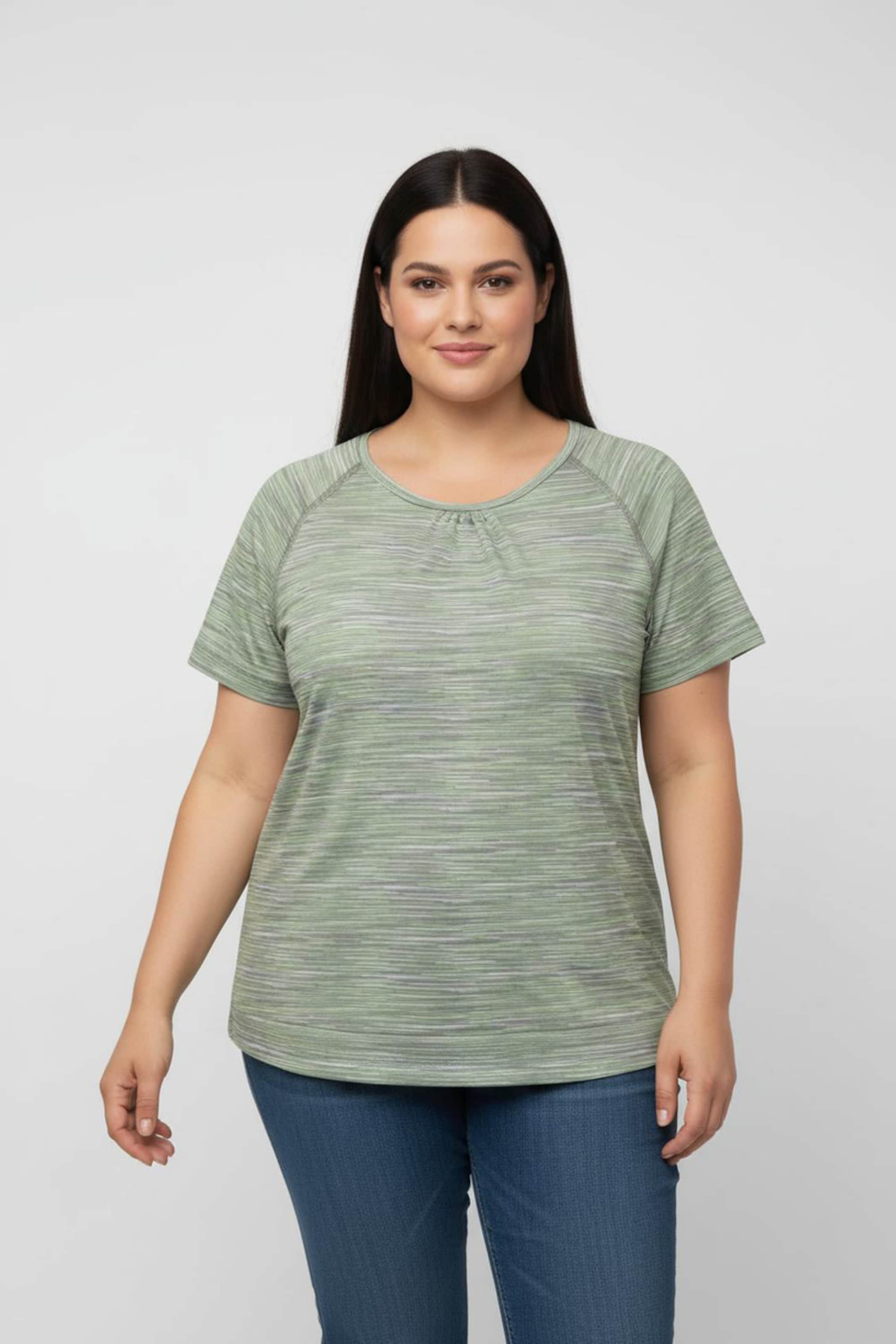 Sheego Funktionsshirt mit Raffungen