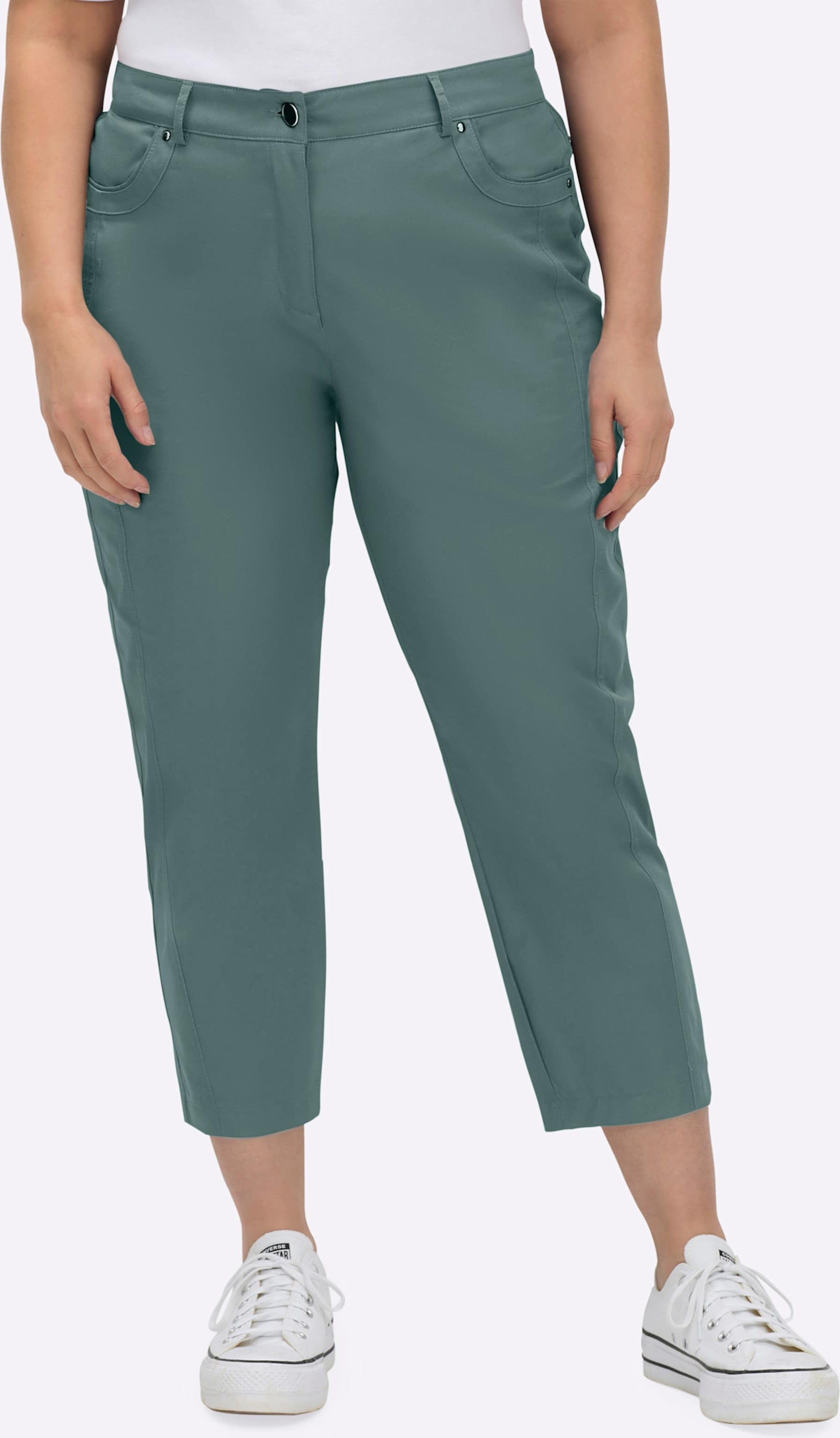 Sheego 7/8-Jeans mit optisch streckenden Nähten