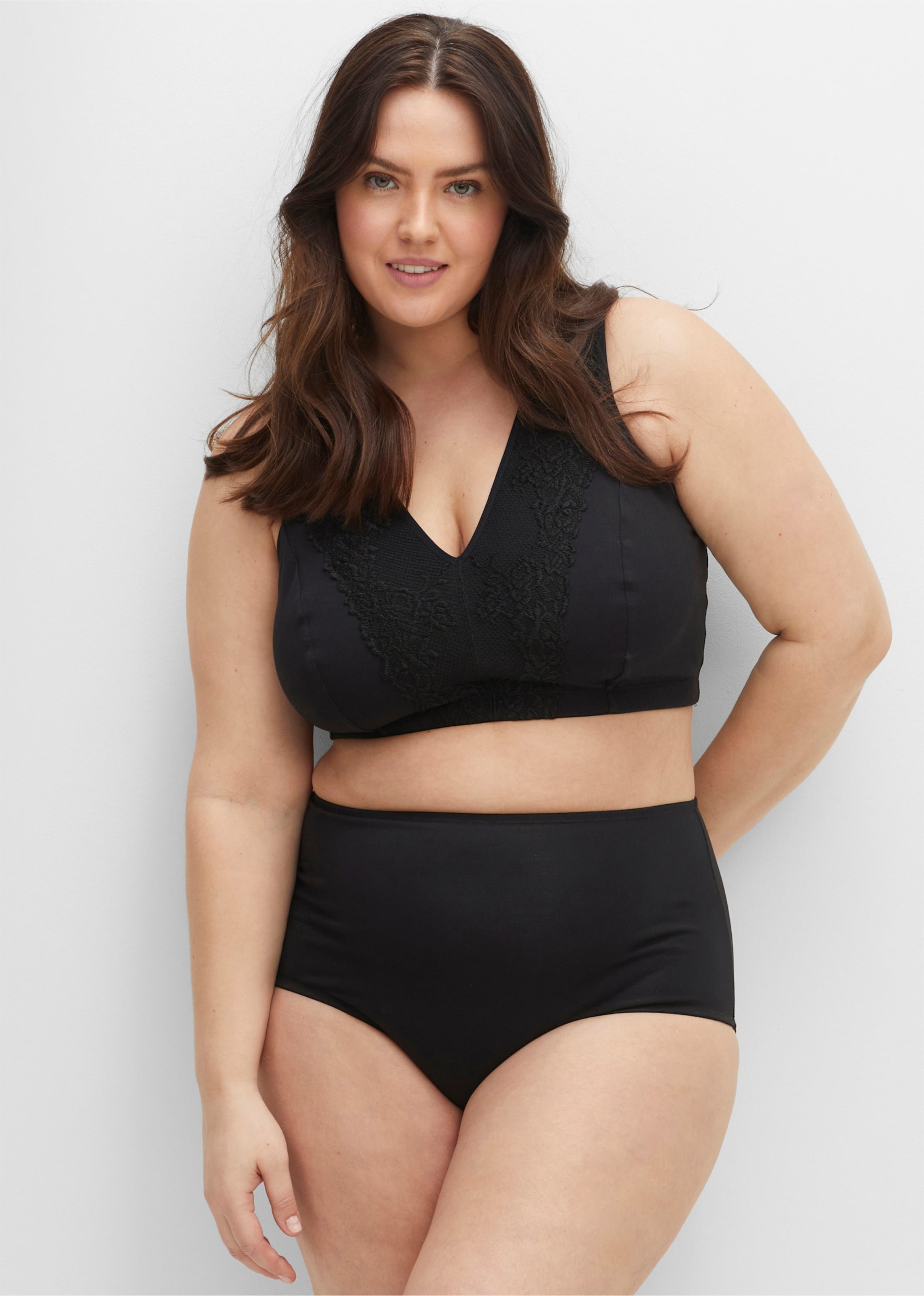 Sheego BH ohne Bügel in Bustier-Form