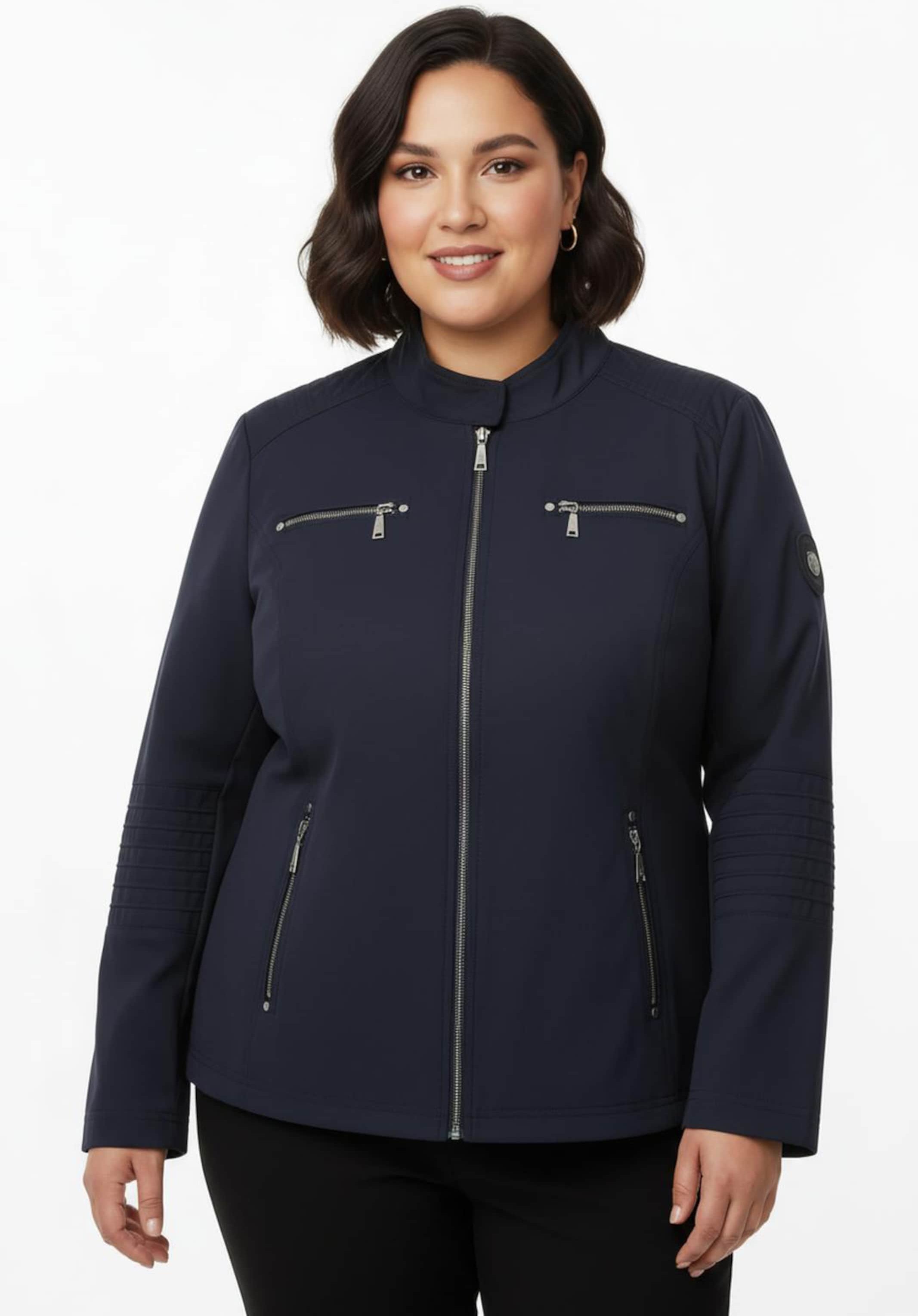 Sheego Übergangsjacke mit Biesenverzierung