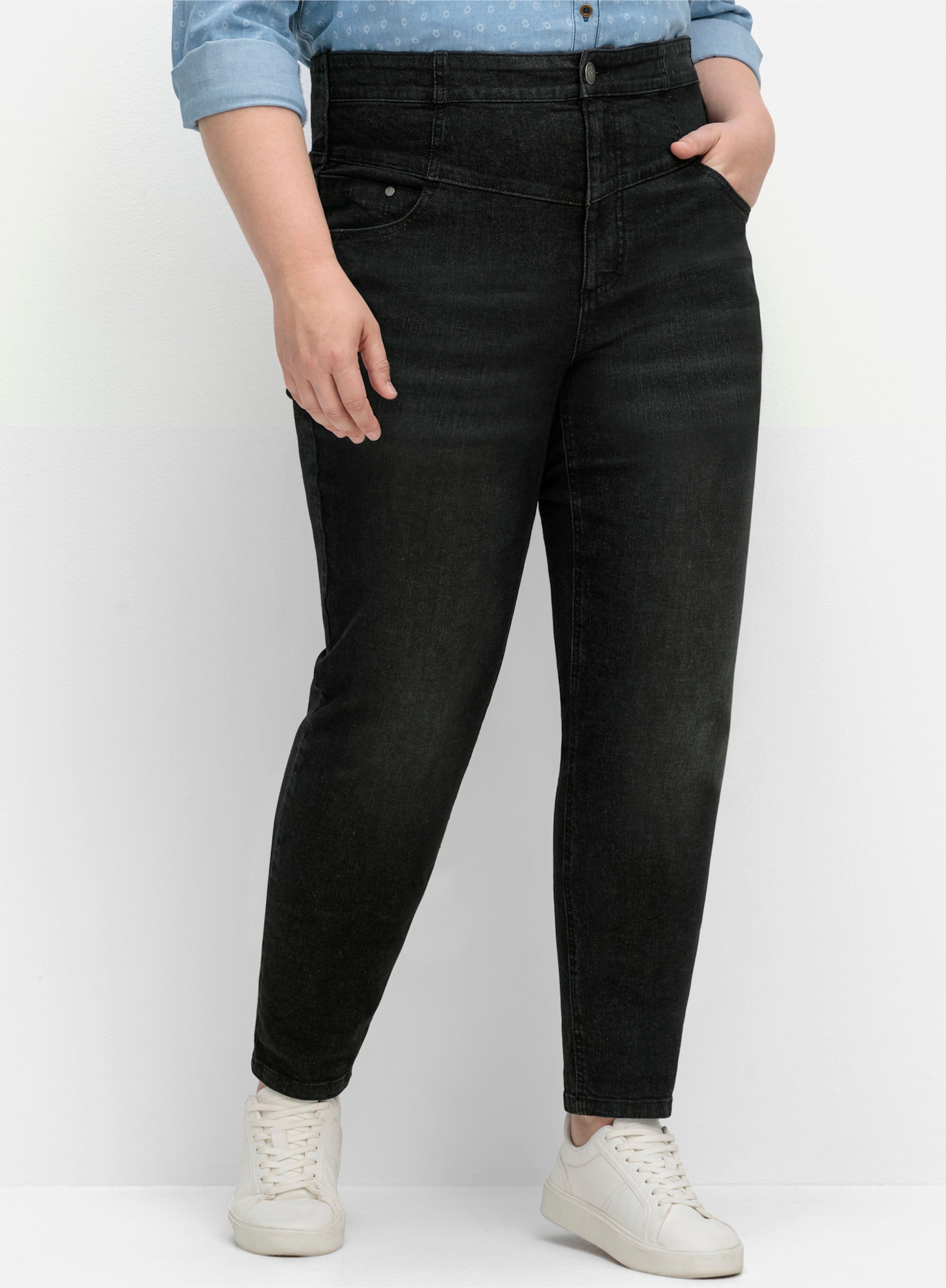 Sheego High-waist-Jeans in schmaler Form
