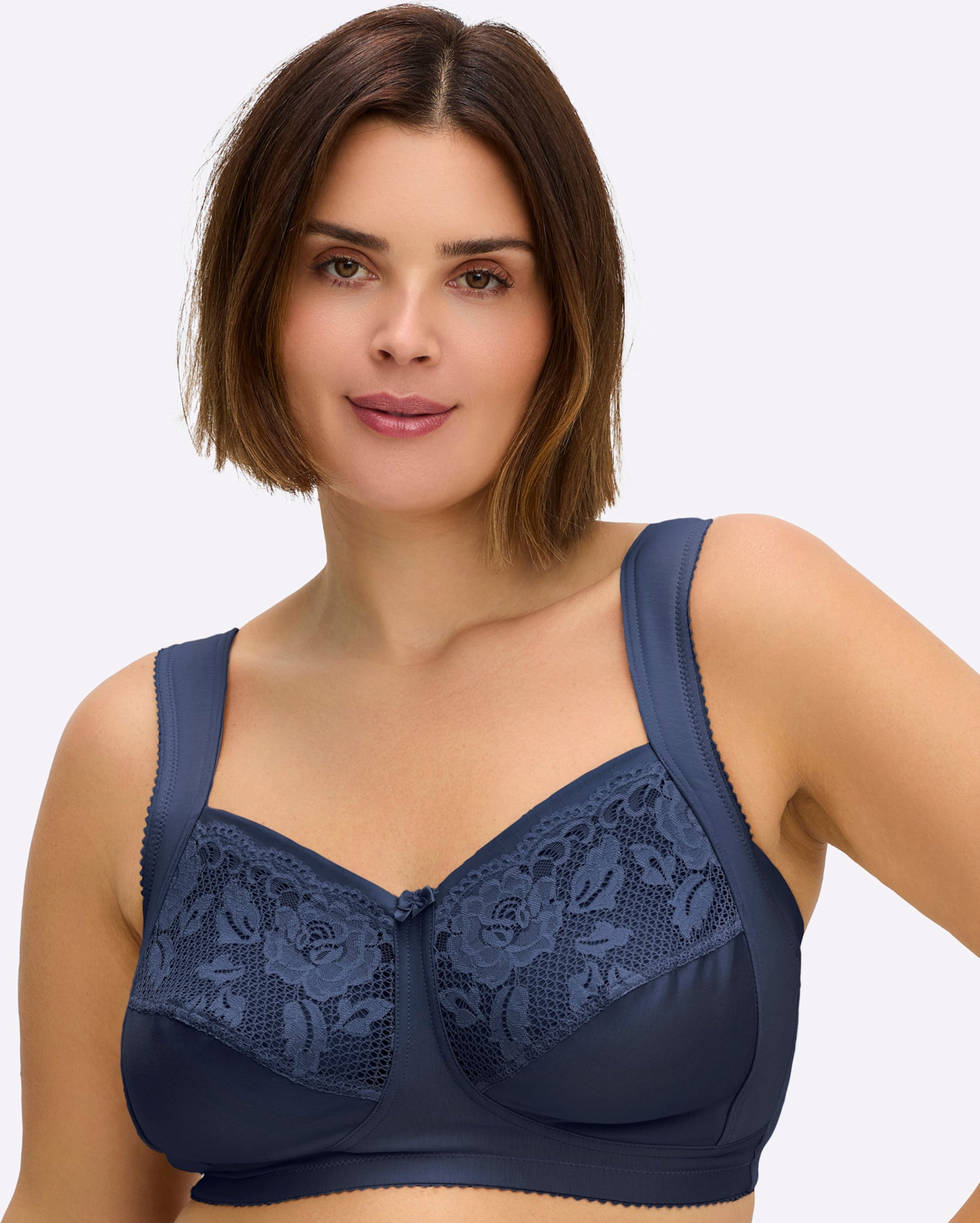 Sheego Entlastungs-BH ohne Bügel mit wattierter Seitenstütze