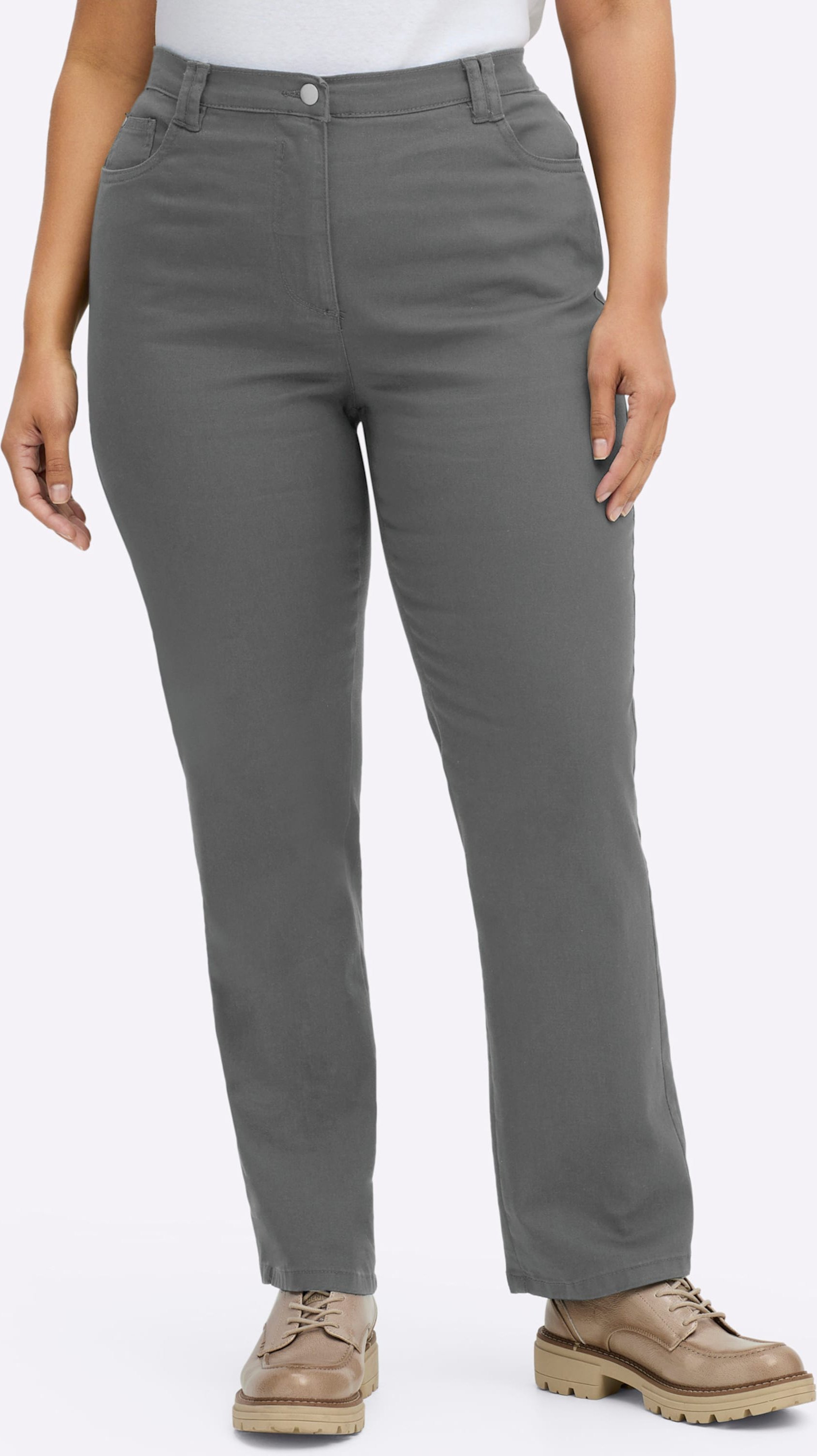 Sheego Jeans mit weitem Bein