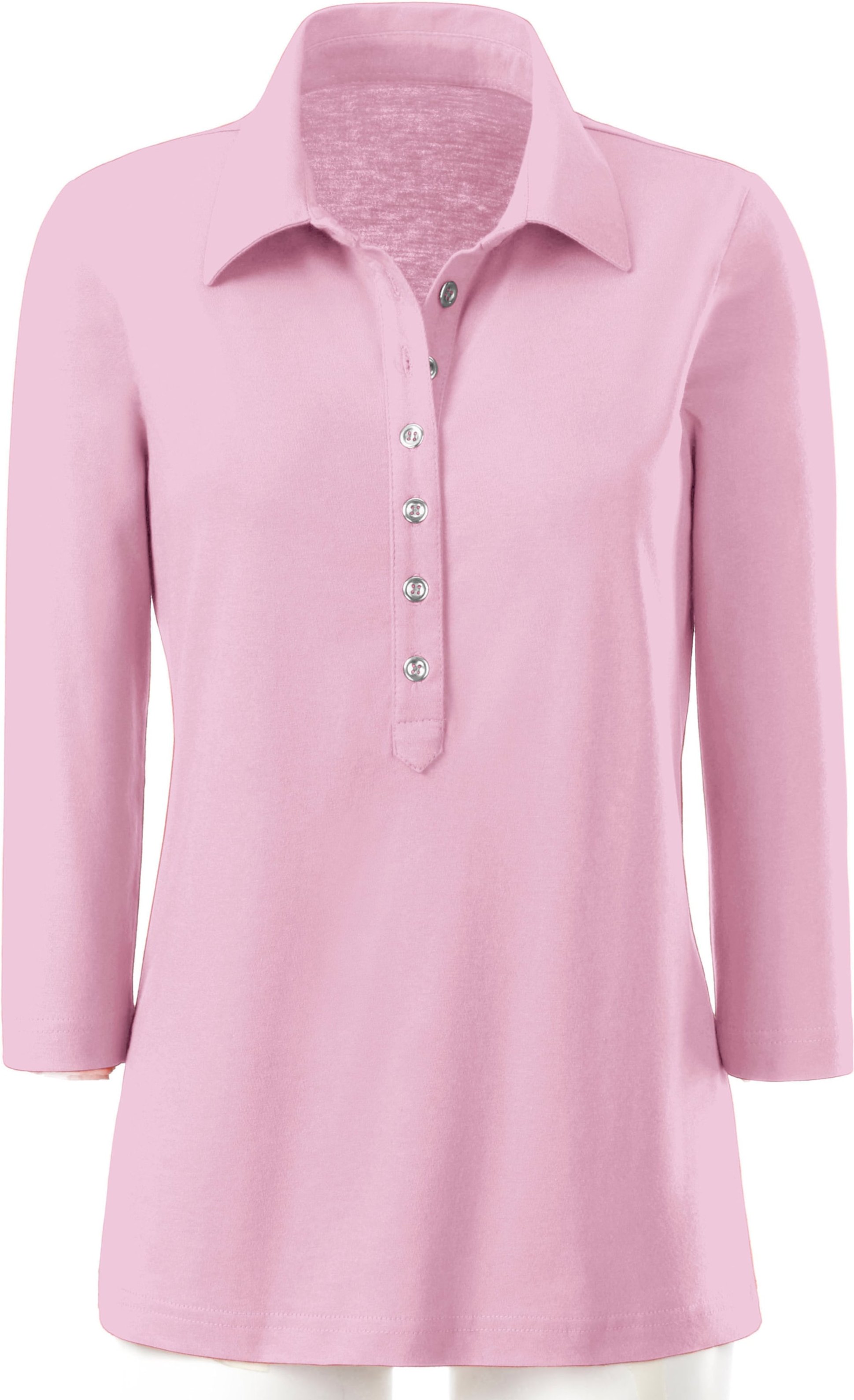 Thumbnail - Sheego Poloshirt mit langer Knopfleiste