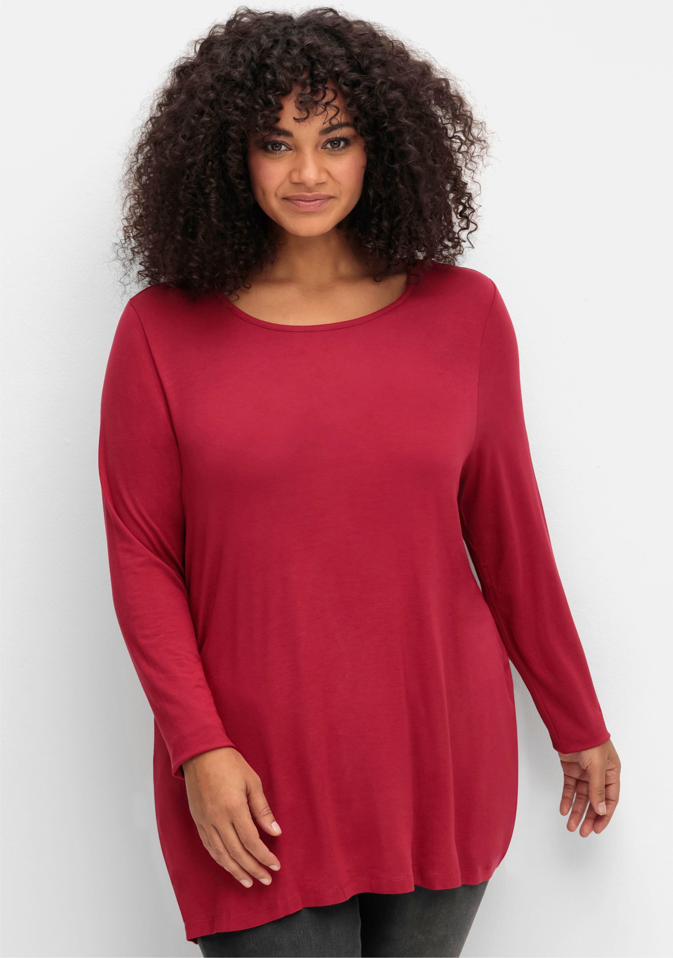 Sheego Longshirt in A-Form