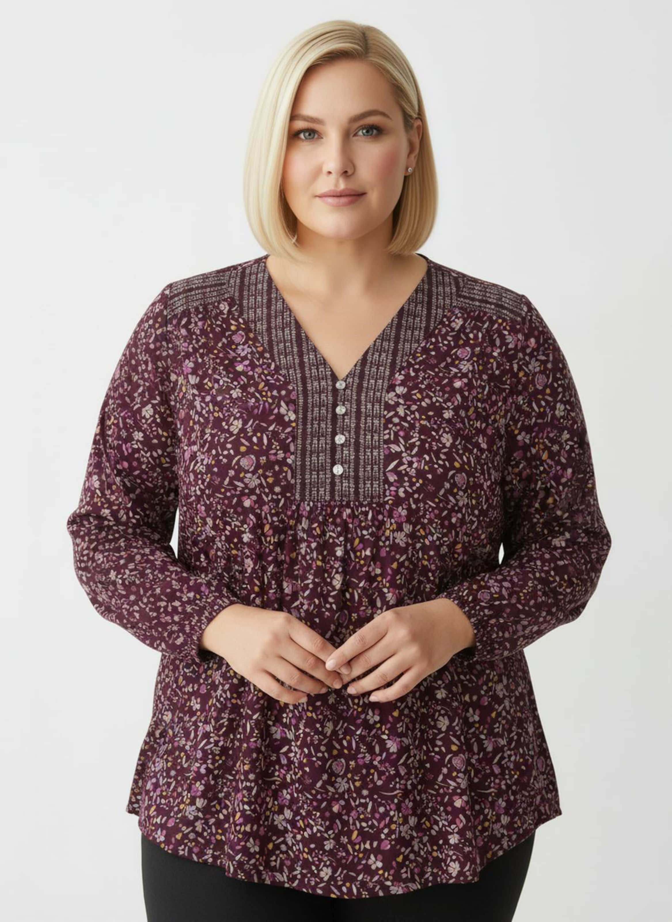 Sheego Tunika im Blümchenmuster