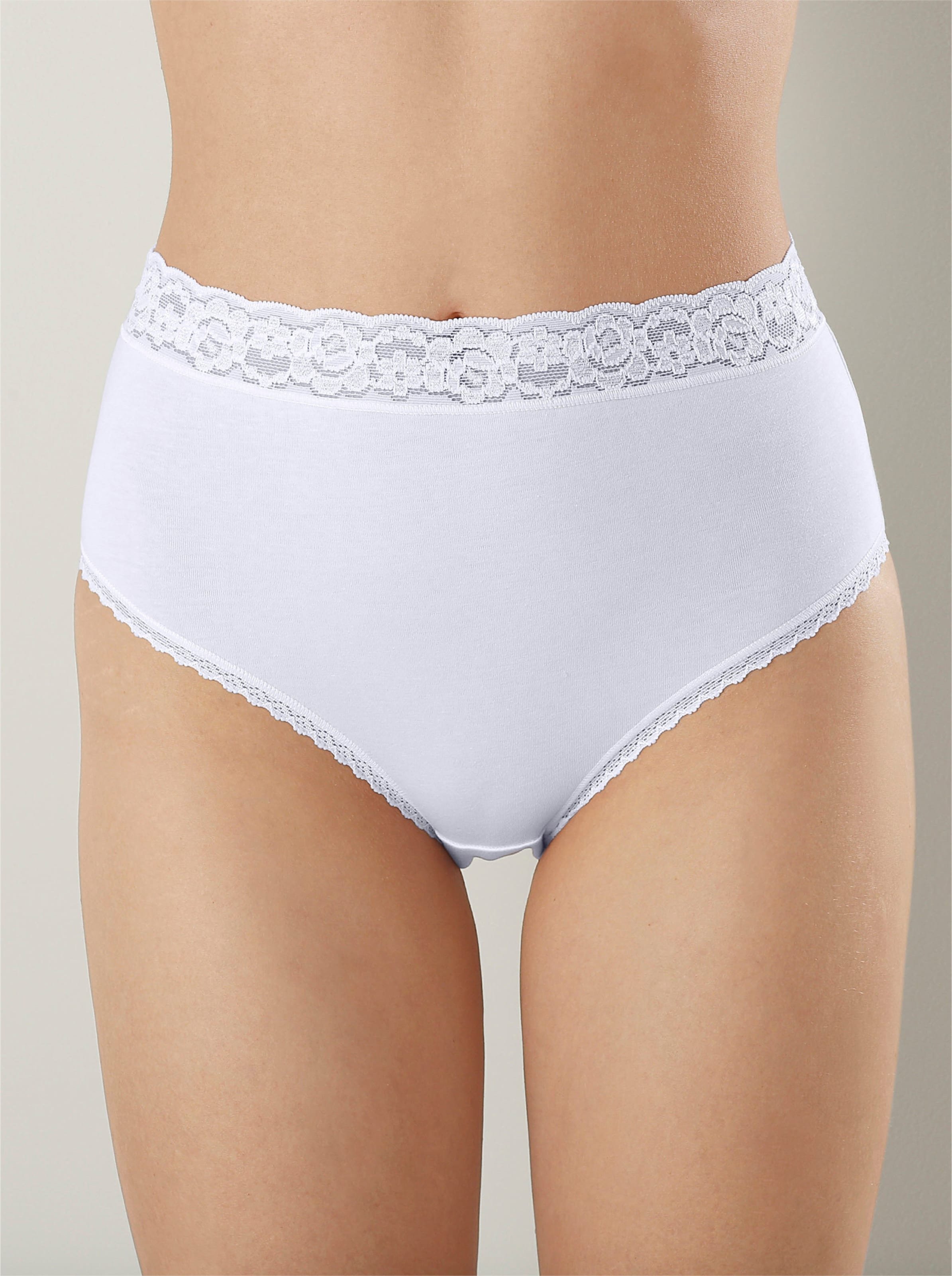 Sheego Slip mit Spitze am Bund